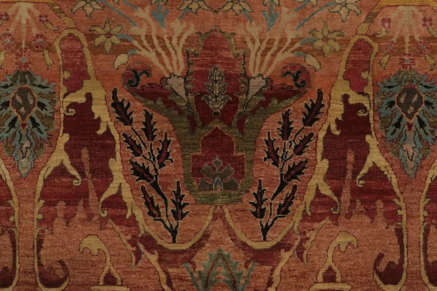 Contemporary Persian Bidjar Style Floral Rug