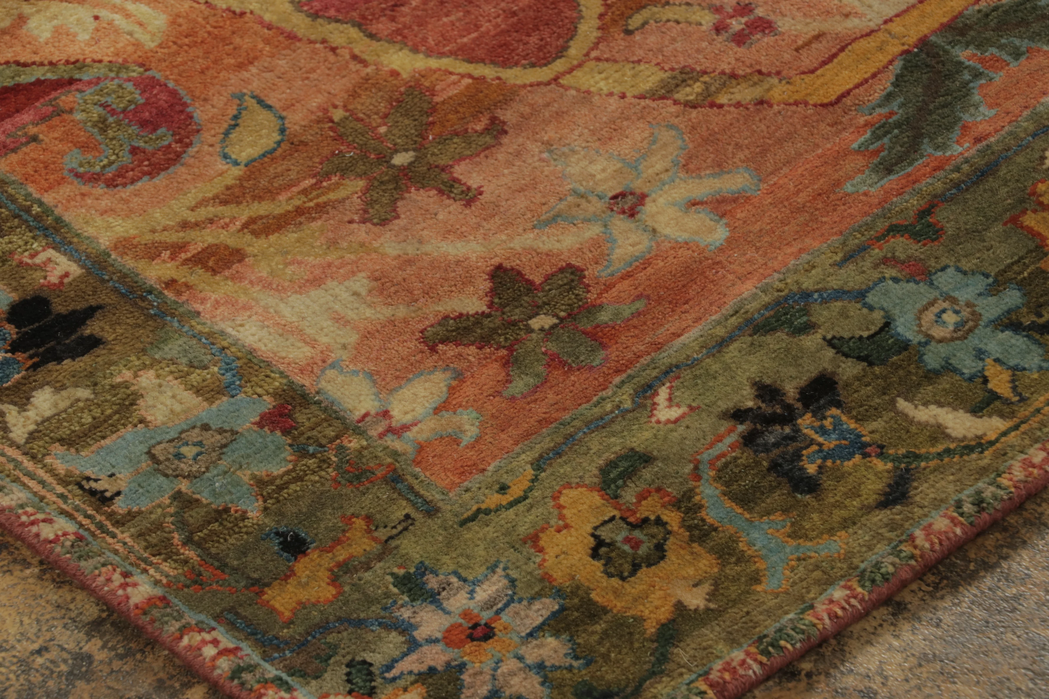 Contemporary Persian Bidjar Style Floral Rug