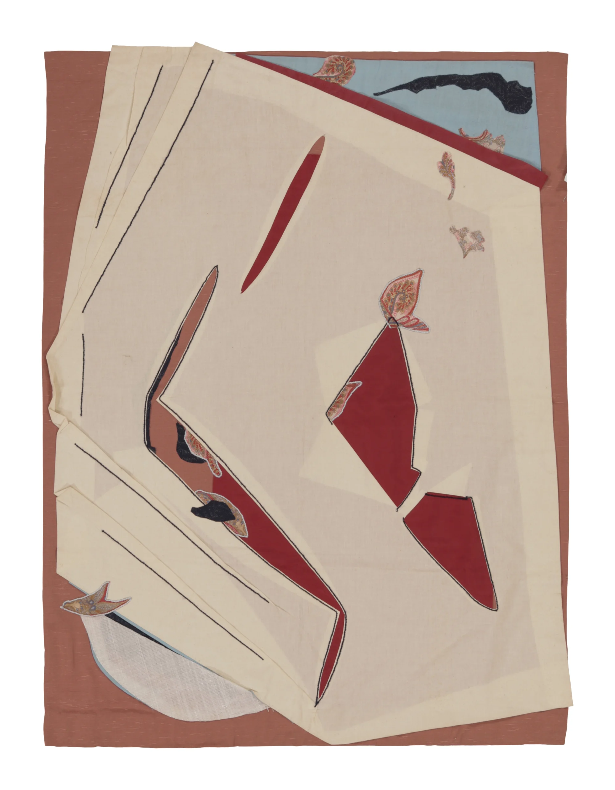 Contemporary Patchwork Abstract Tapestry