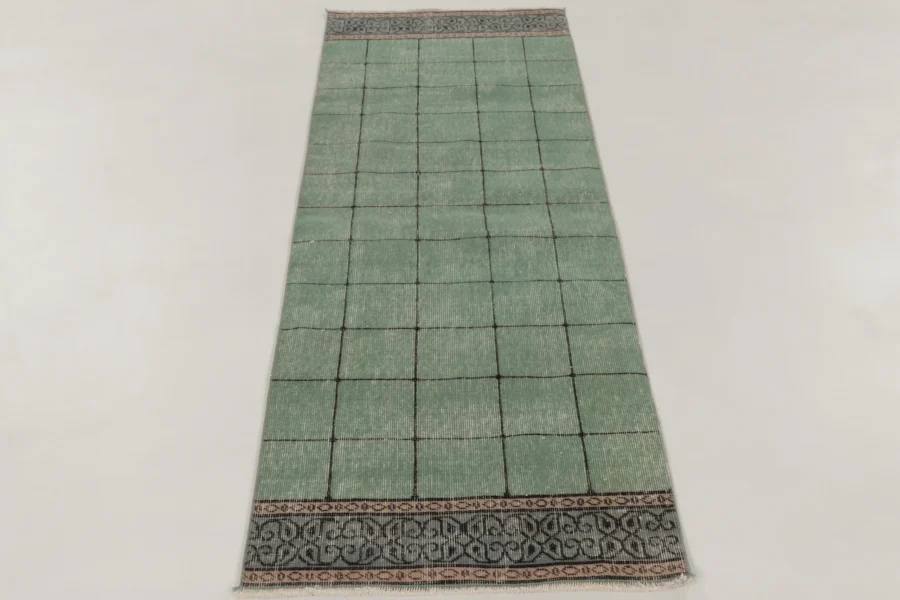 Vintage Turkish Geometric Runner