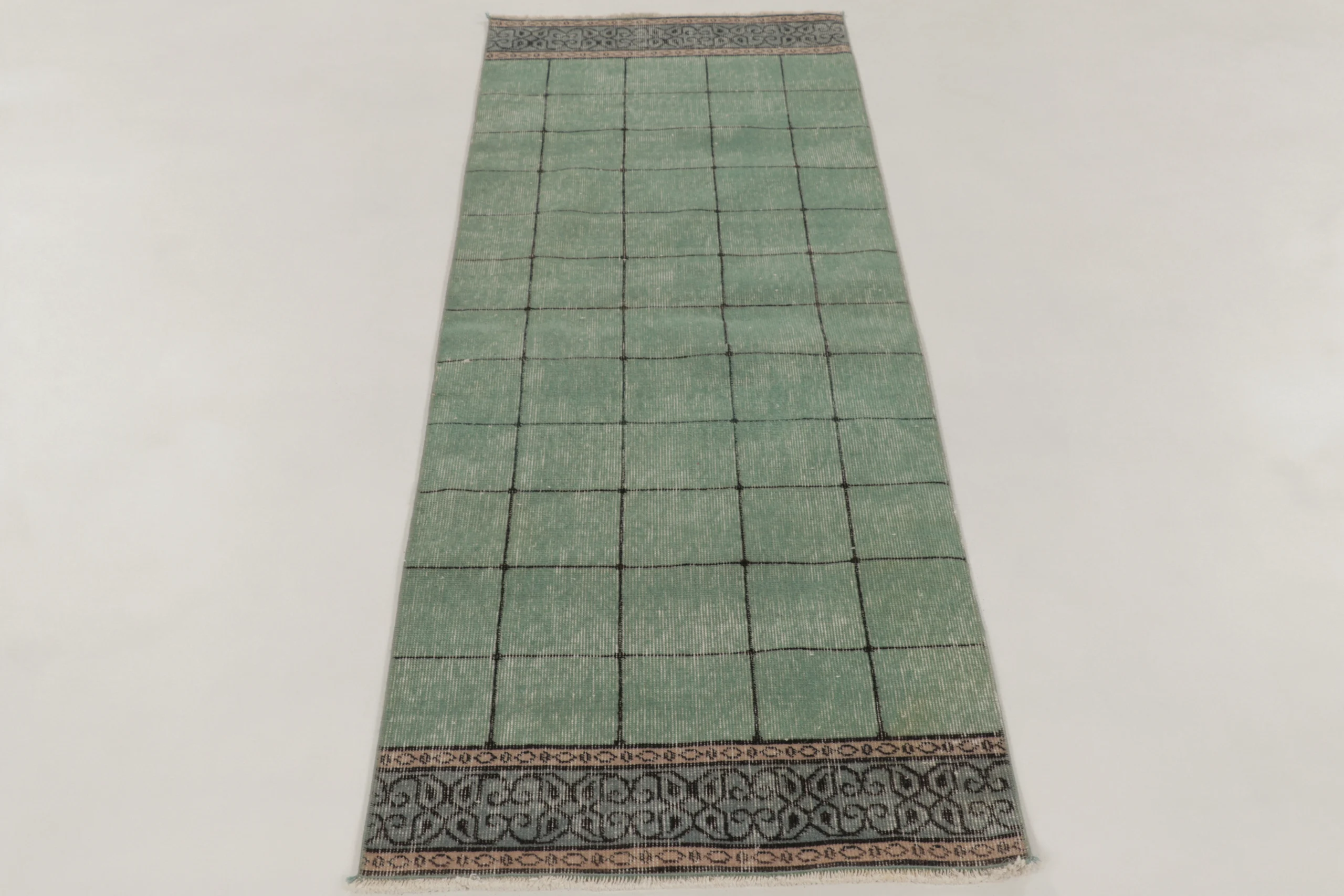Vintage Turkish Geometric Runner
