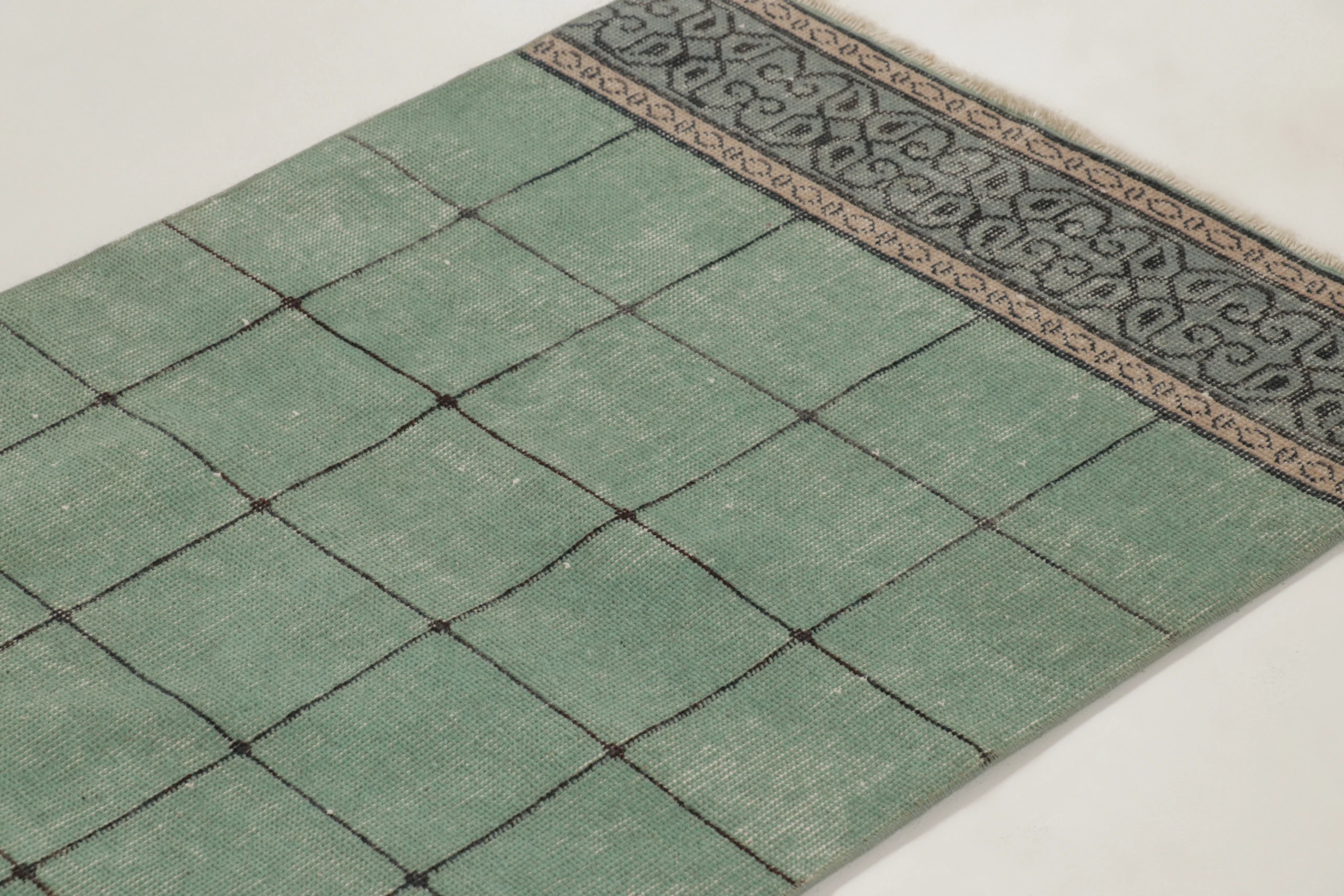 Vintage Turkish Geometric Runner