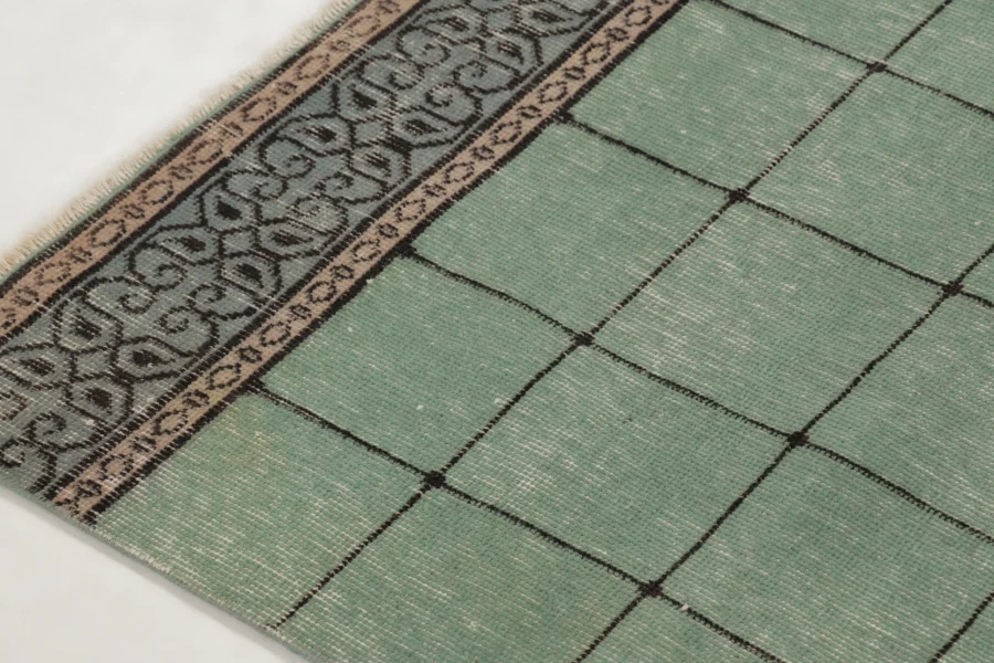 Vintage Turkish Geometric Runner