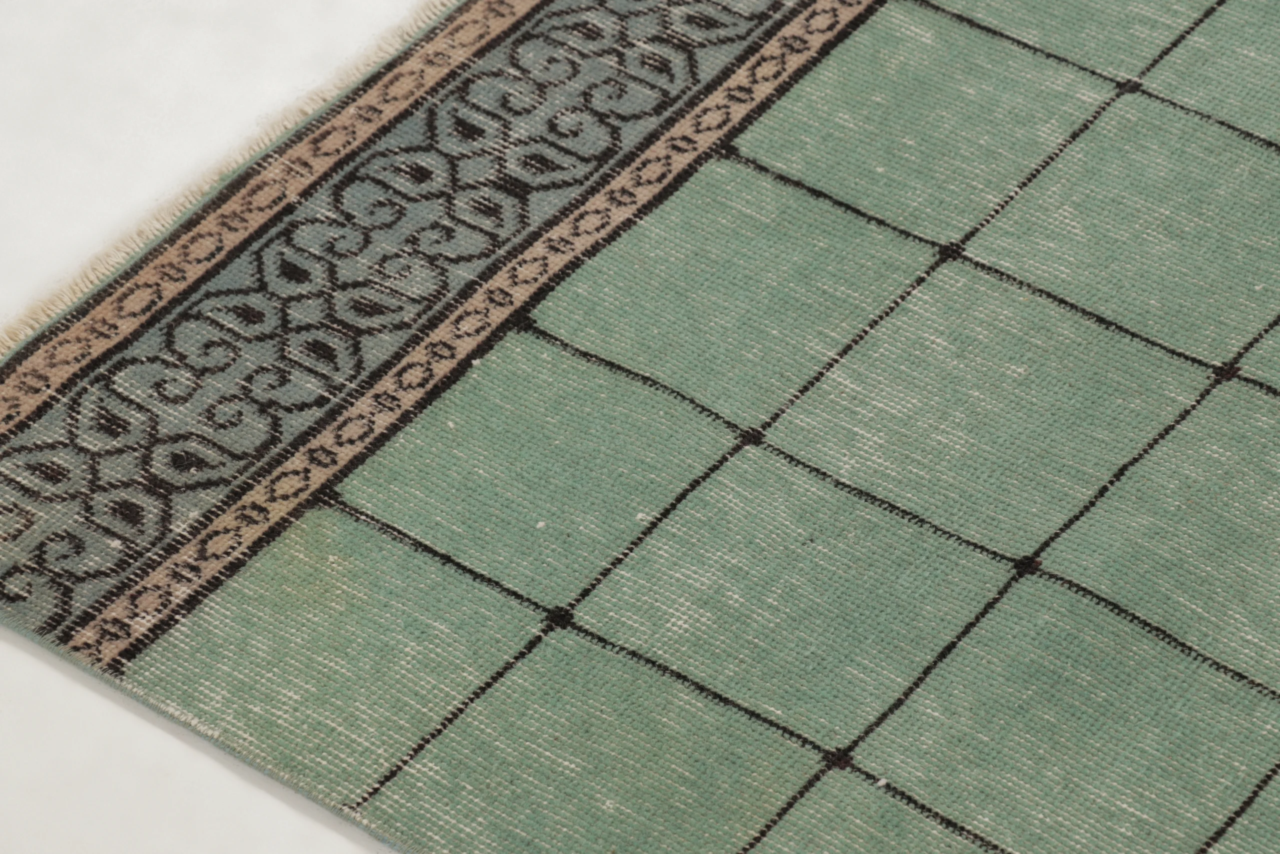 Vintage Turkish Geometric Runner