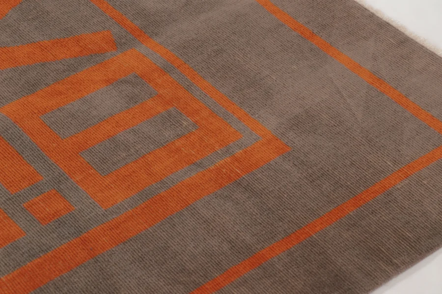 Vintage Turkish Distressed Rug