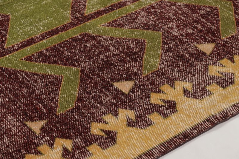 Vintage Turkish Distressed Rug