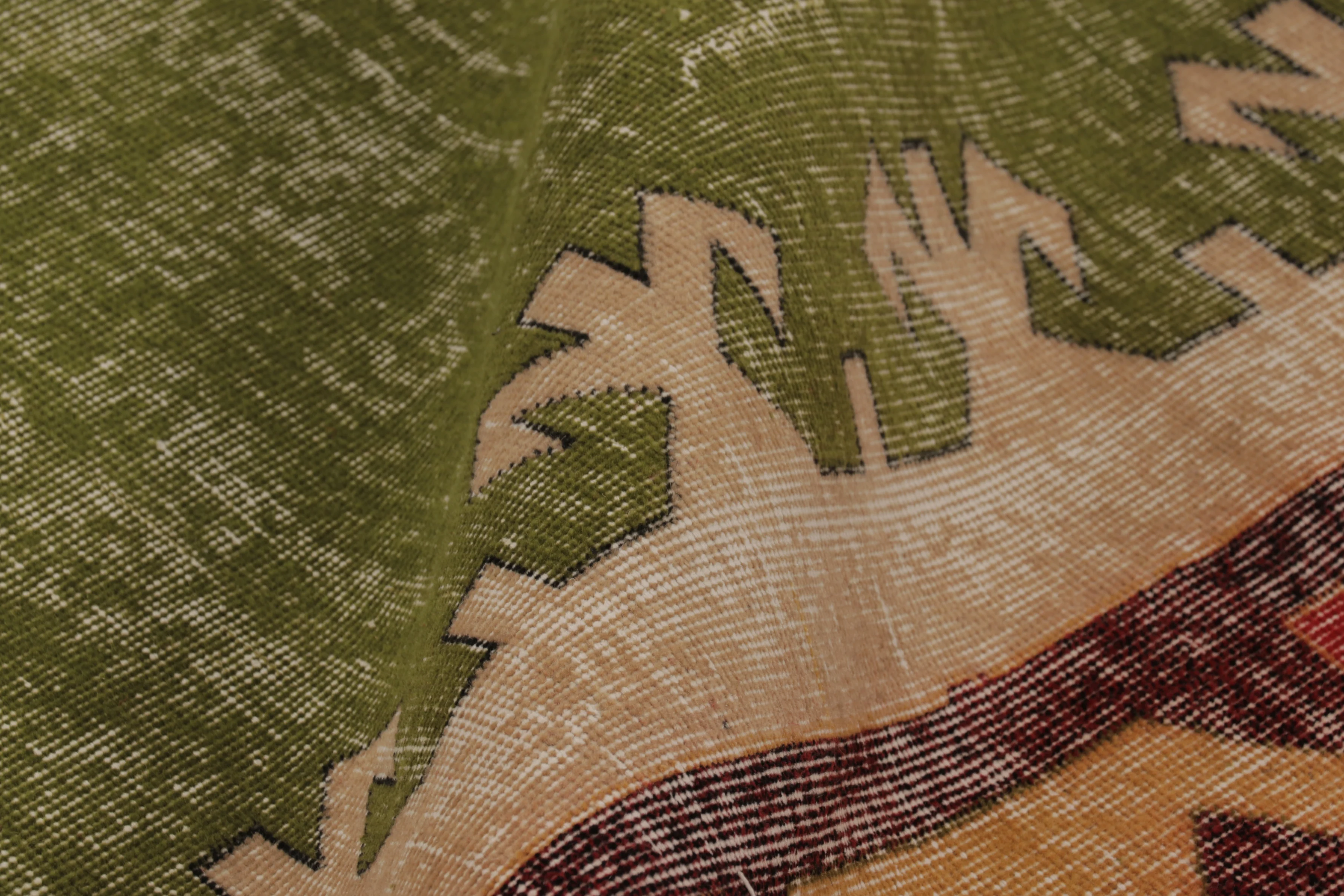 Vintage Turkish Distressed Rug
