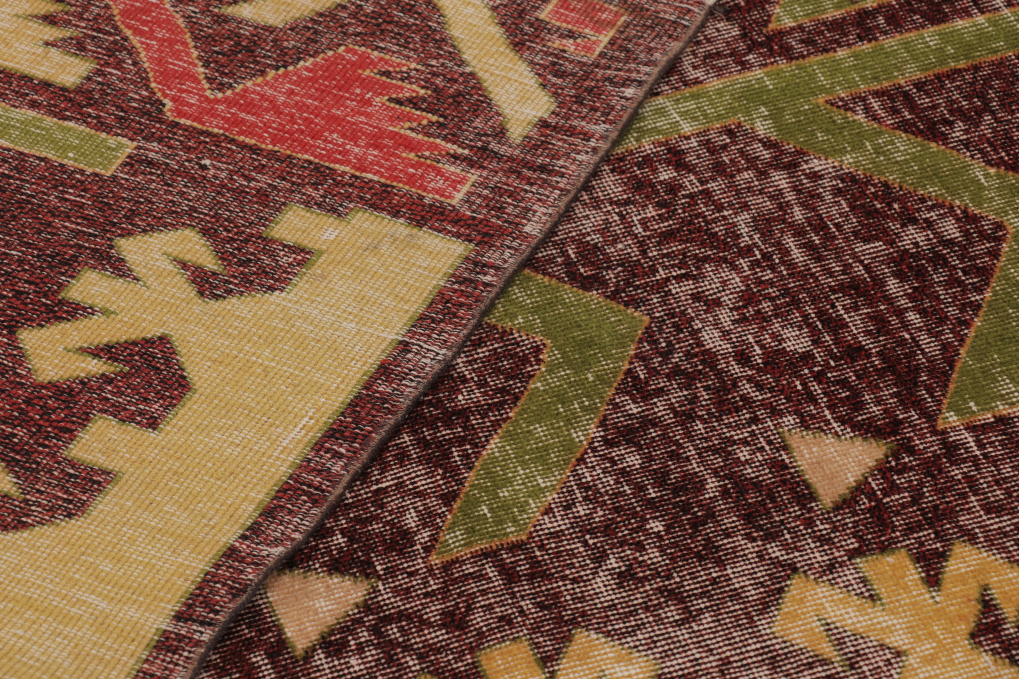Vintage Turkish Distressed Rug
