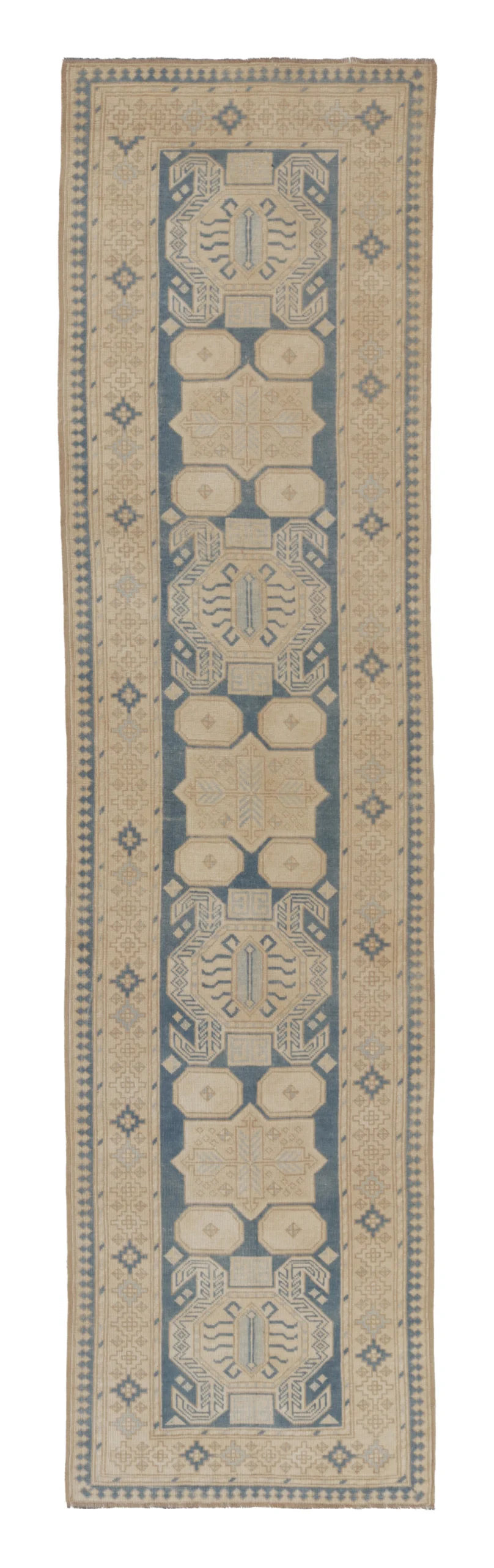 Vintage Turkish Geometric Runner