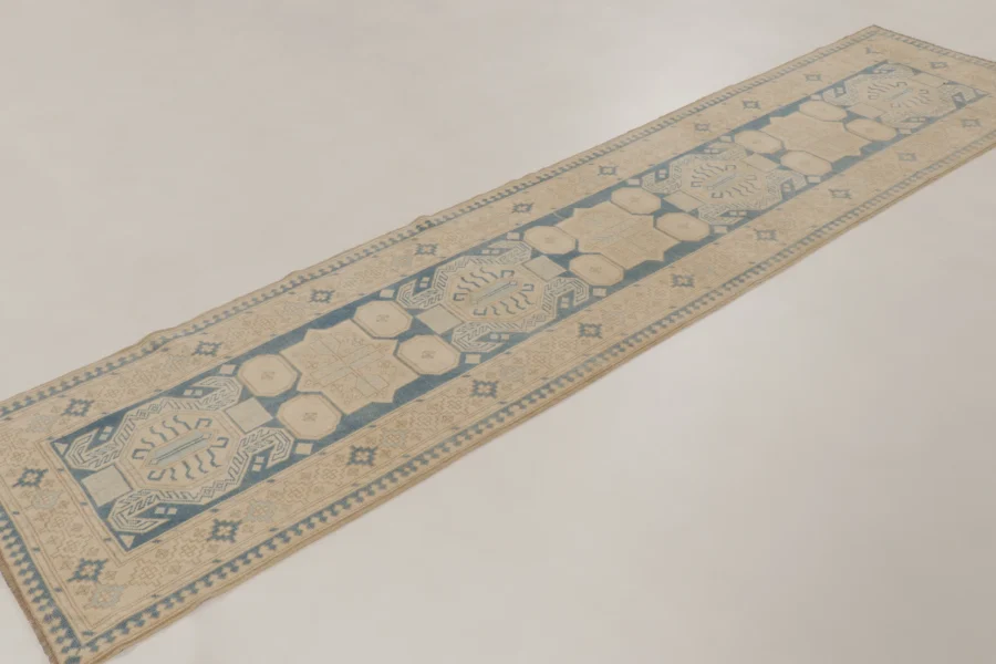 Vintage Turkish Geometric Runner