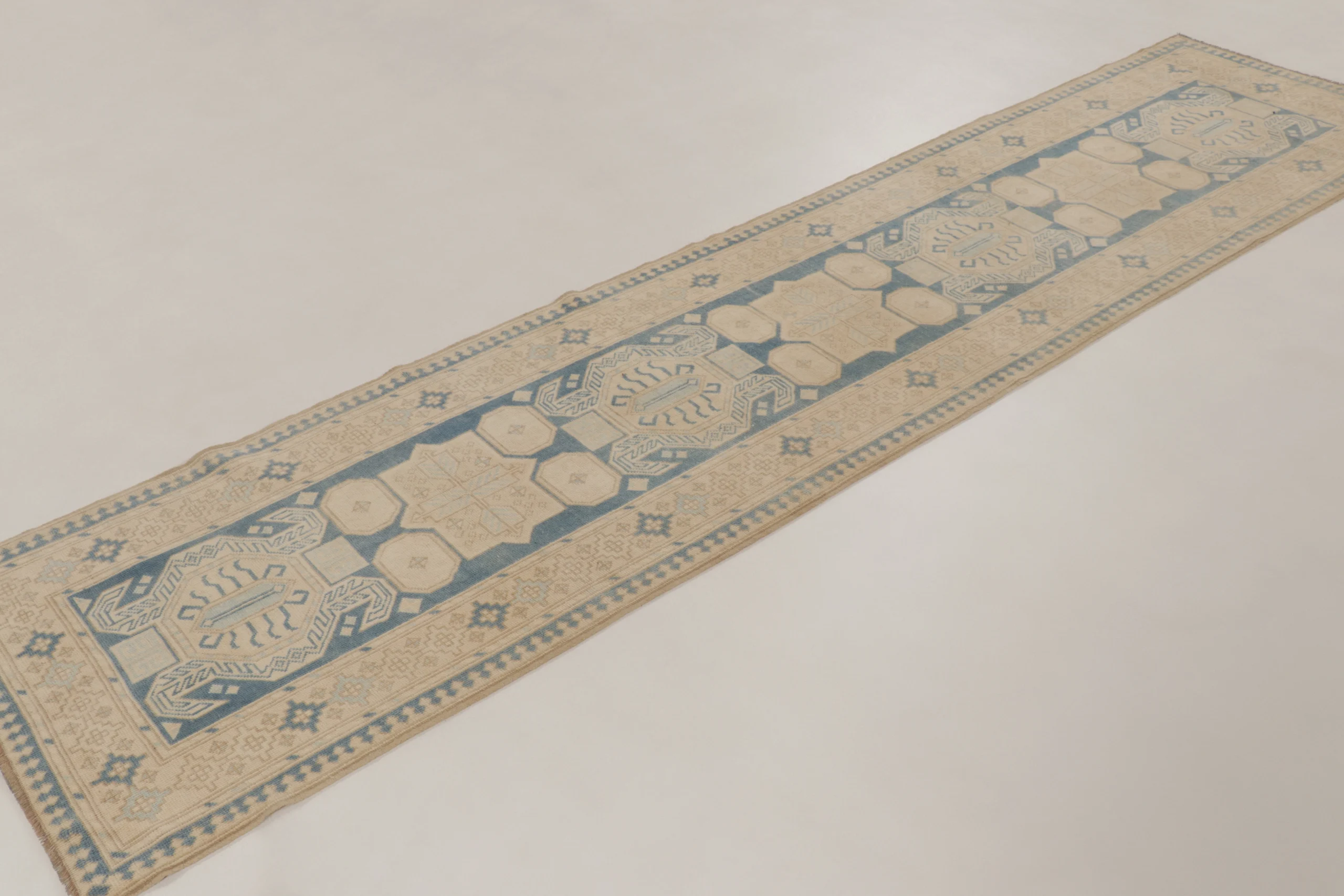 Vintage Turkish Geometric Runner