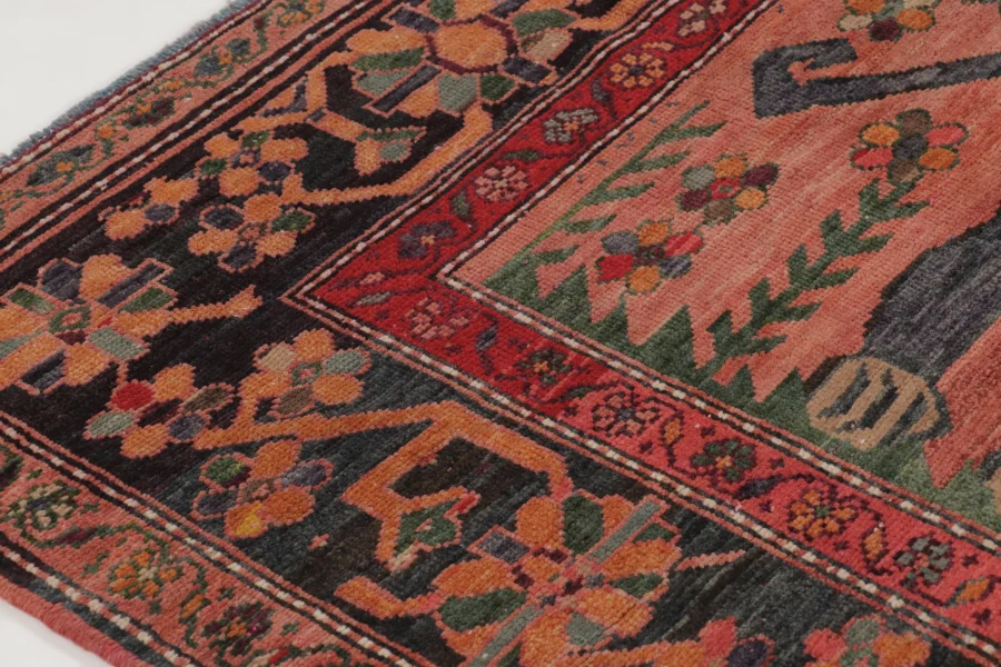 Vintage Turkish Animal Pictorial Rug