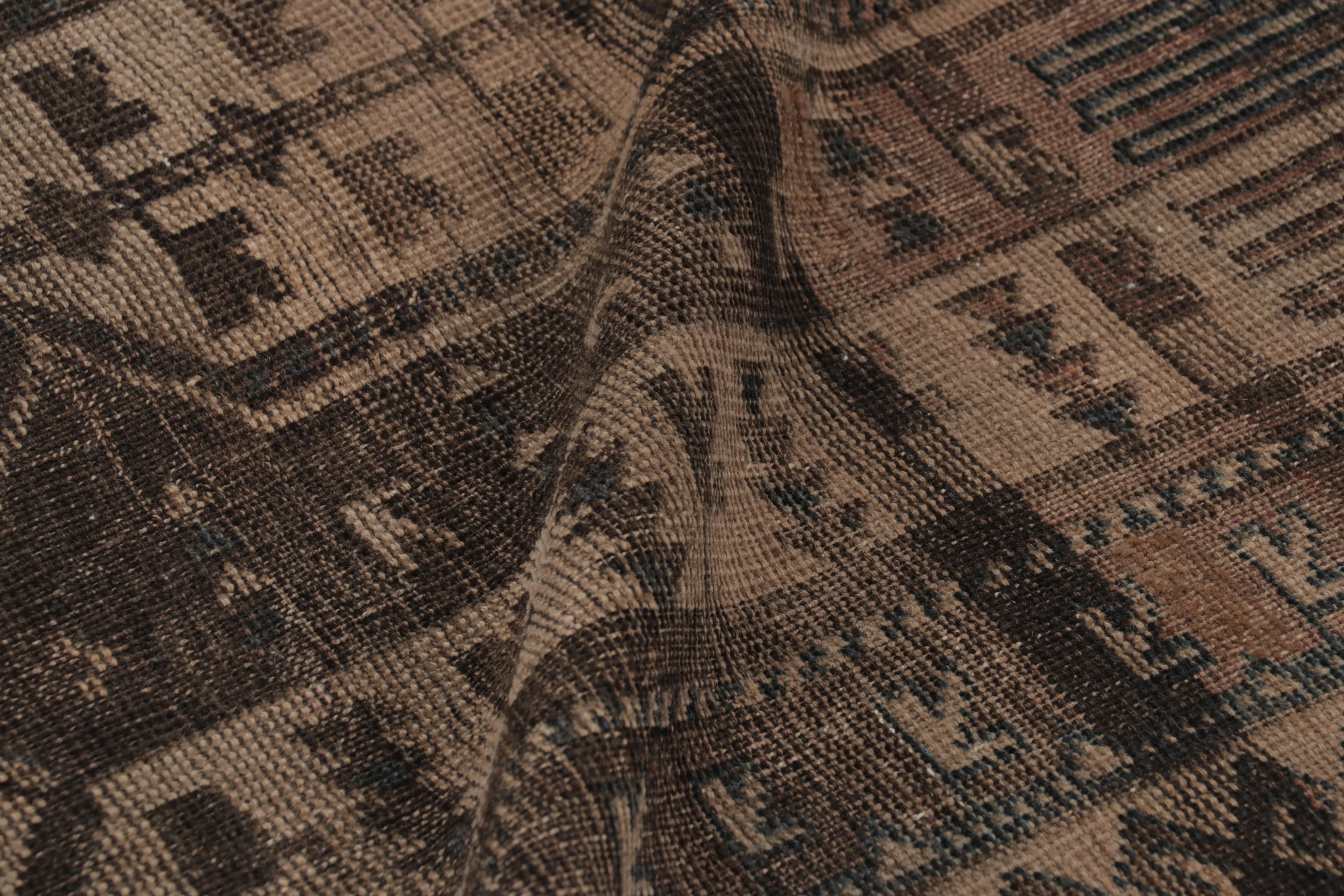 Vintage Turkish Geometric Rug