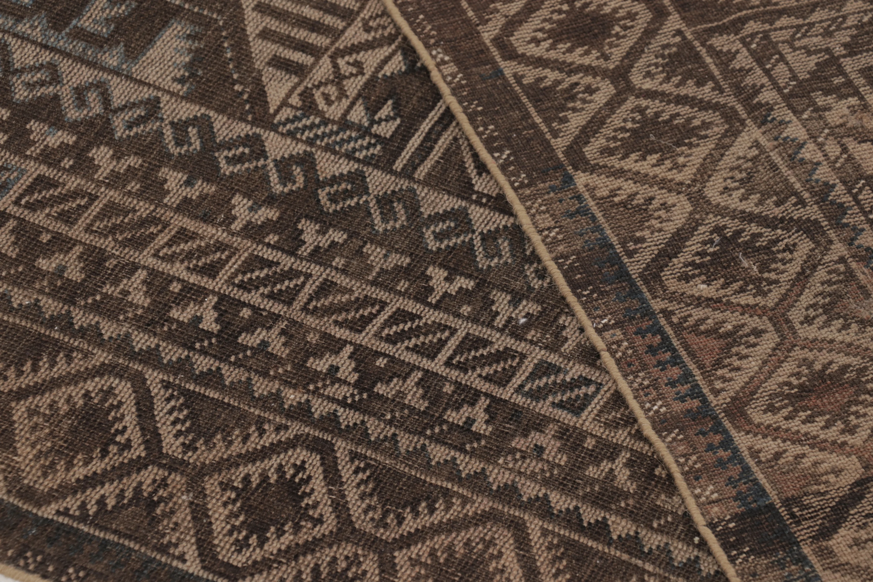 Vintage Turkish Geometric Rug