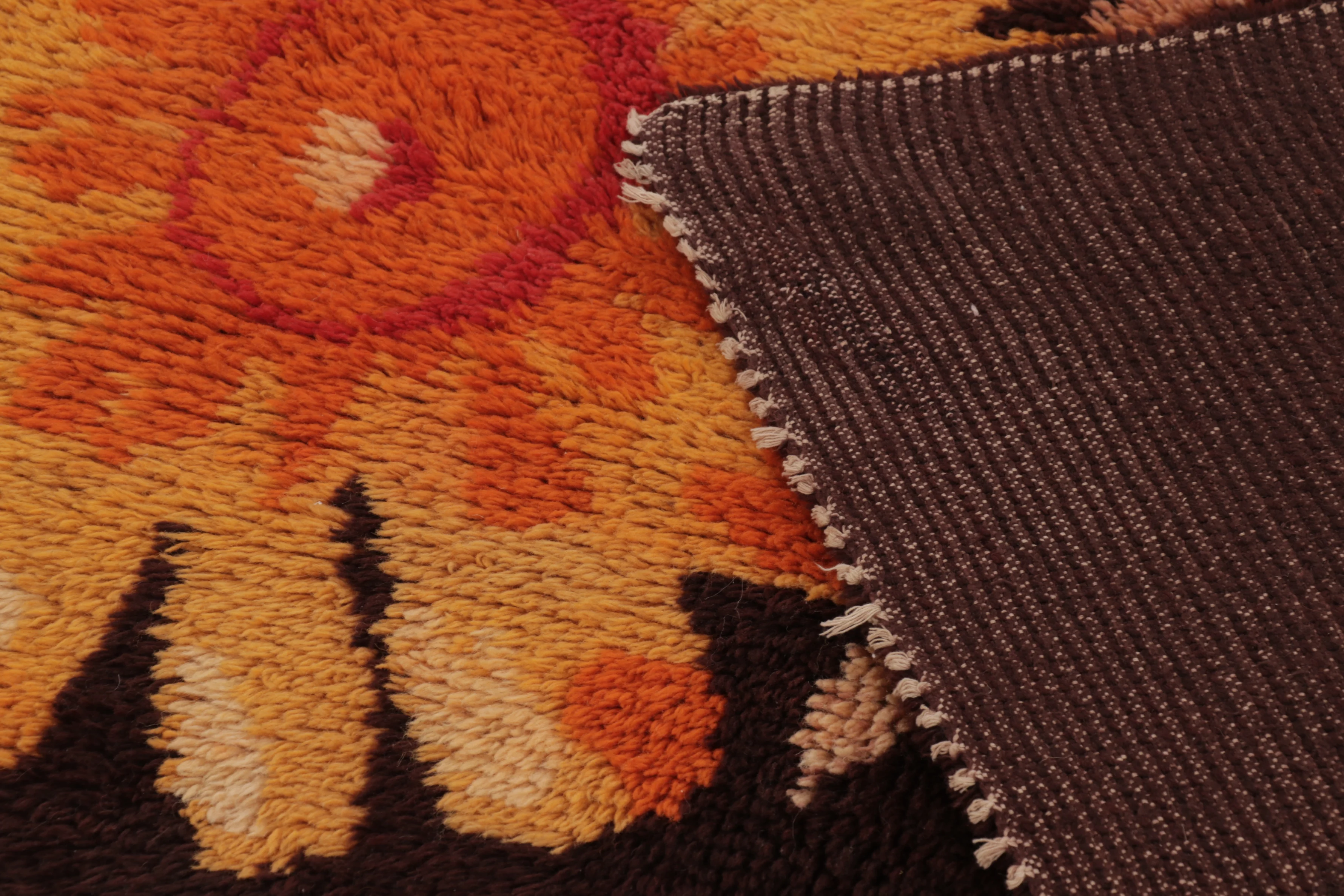 Vintage Turkish Floral Rug