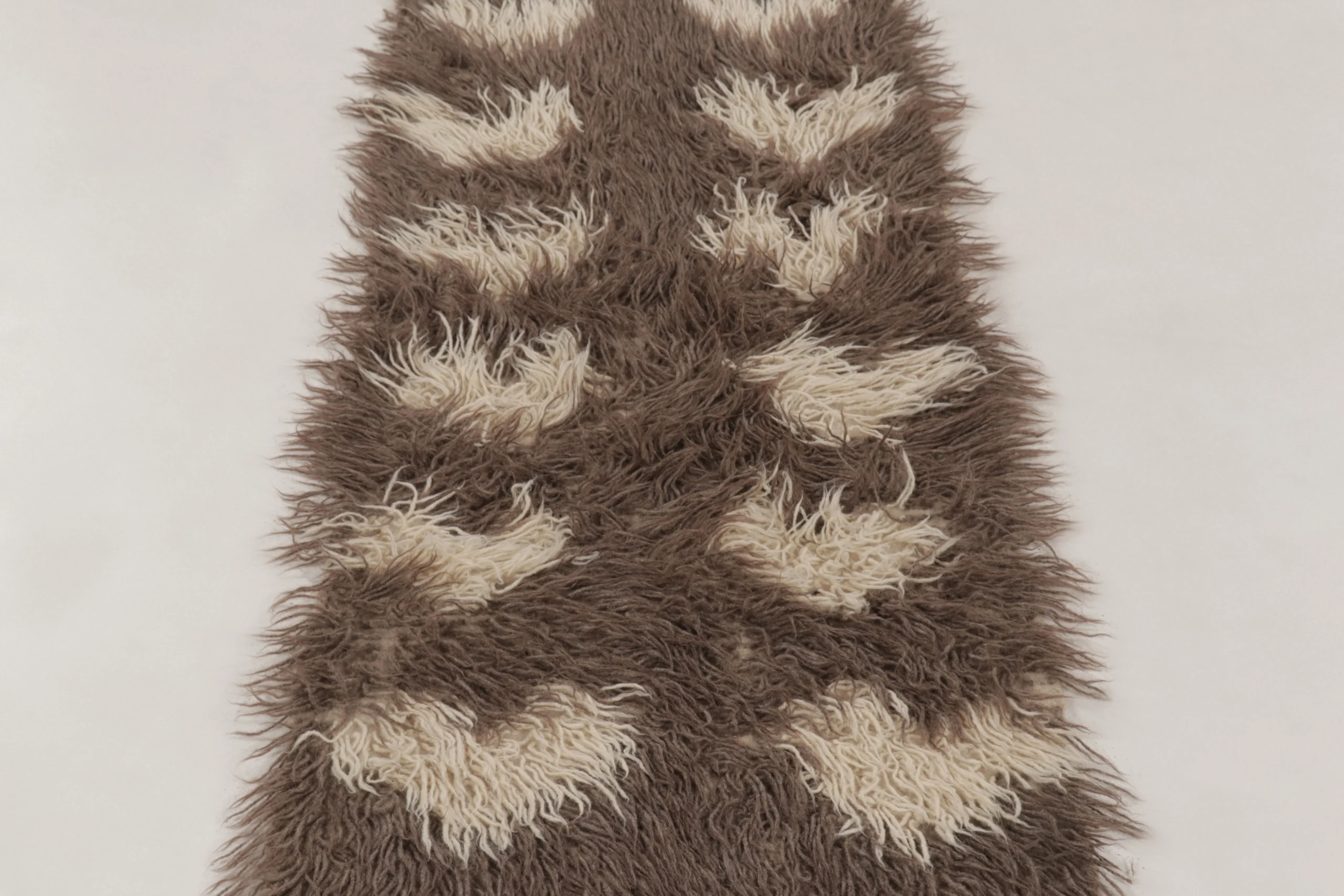 Vintage Turkish Tulu Shag Runner