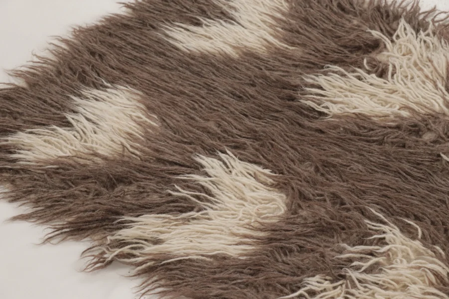 Vintage Turkish Tulu Shag Runner
