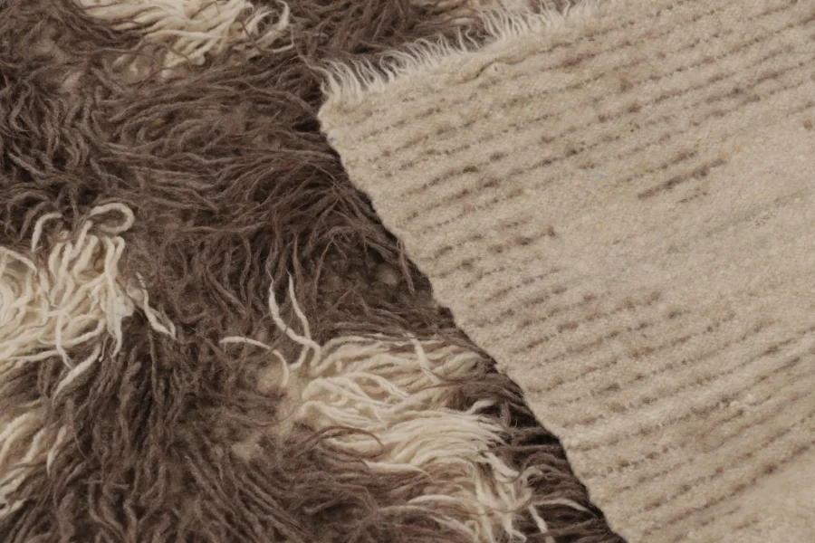 Vintage Turkish Tulu Shag Runner