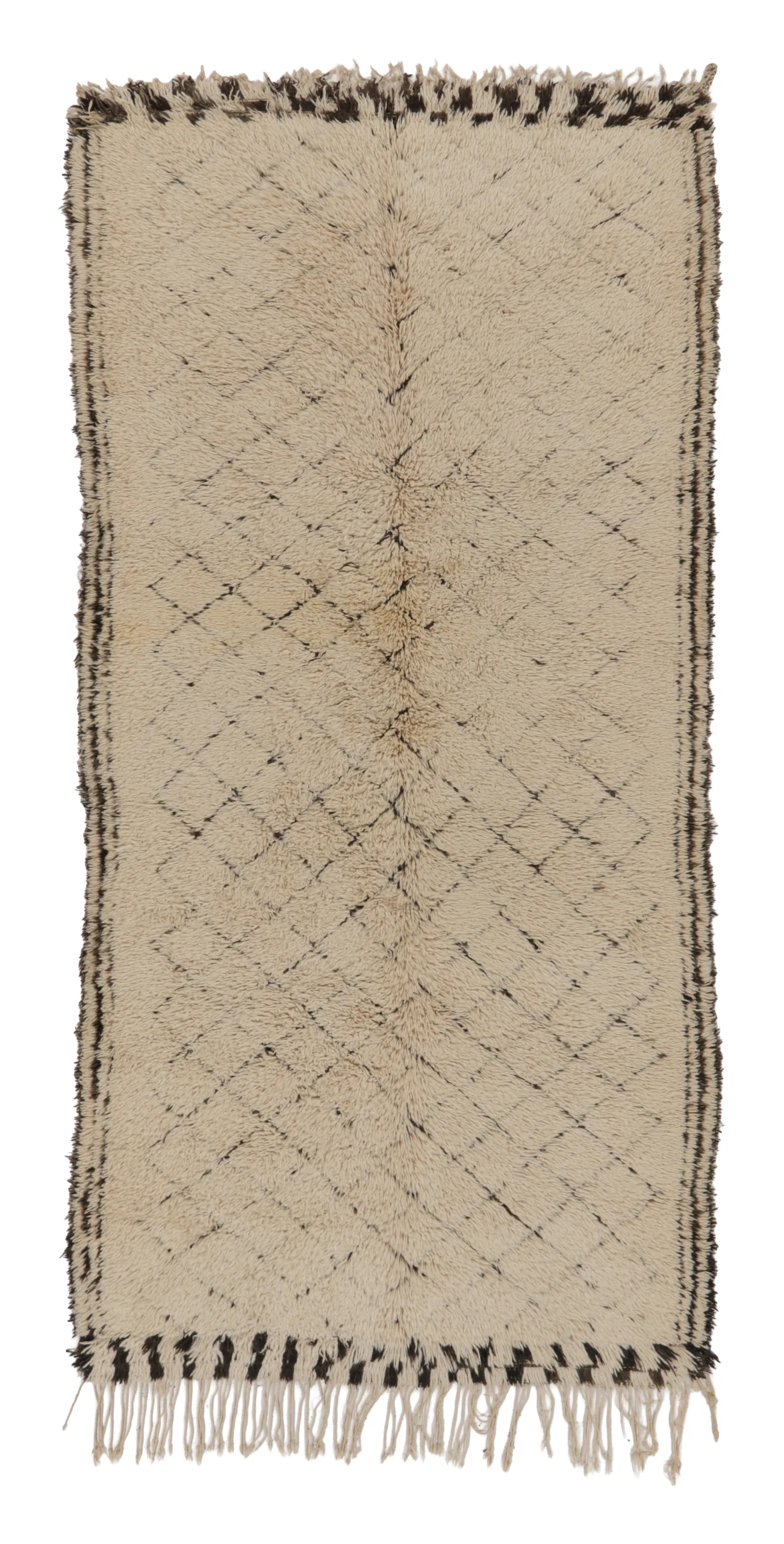 Vintage Moroccan Shag Runner