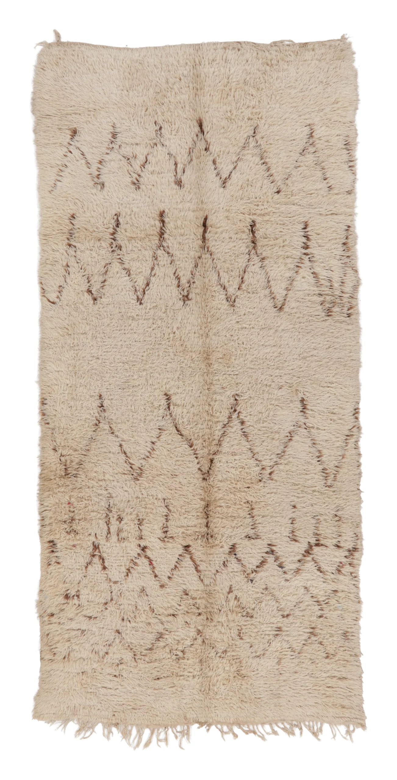 Vintage Moroccan Shag Runner