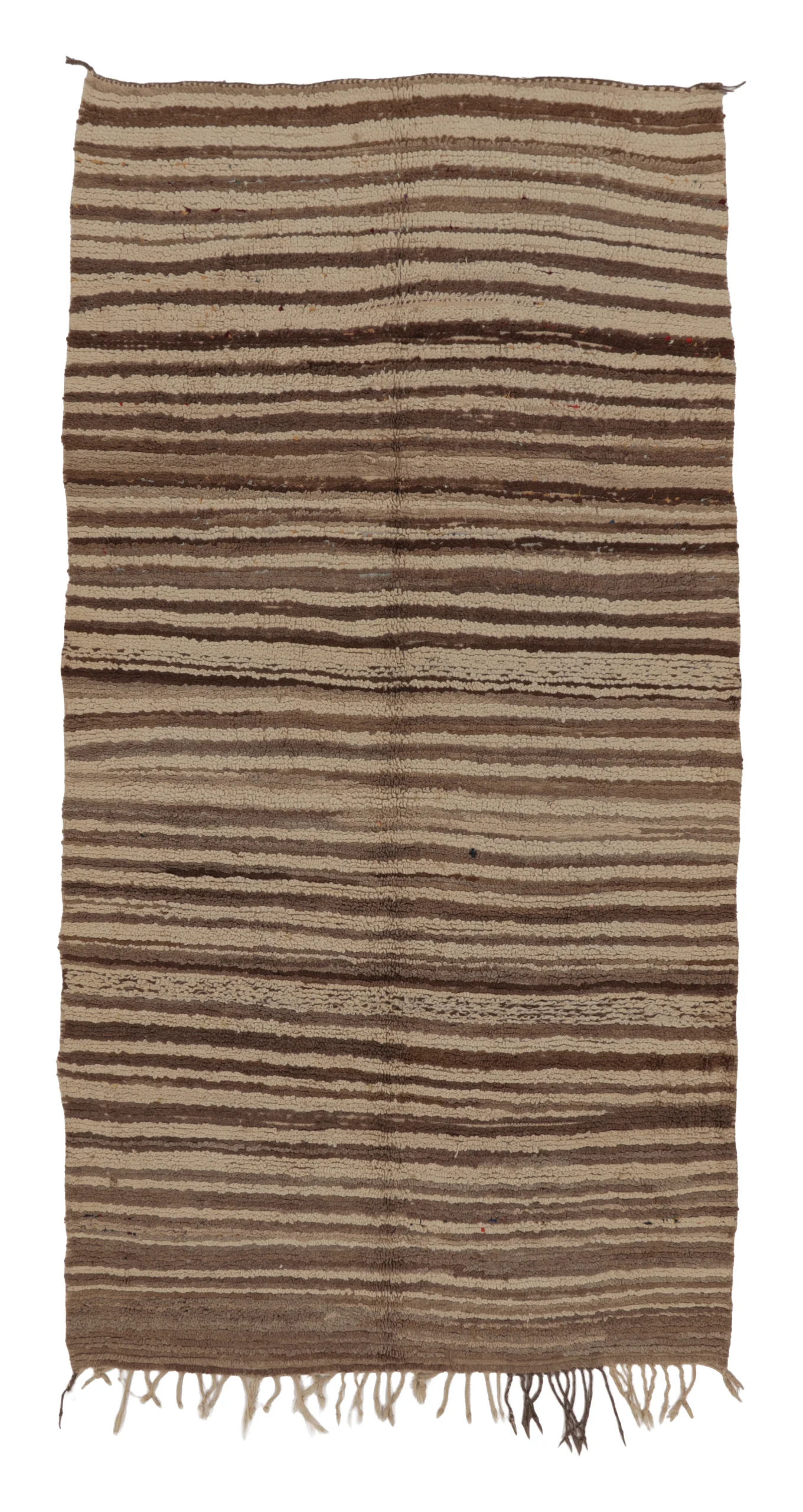 Vintage Moroccan Striped Rug