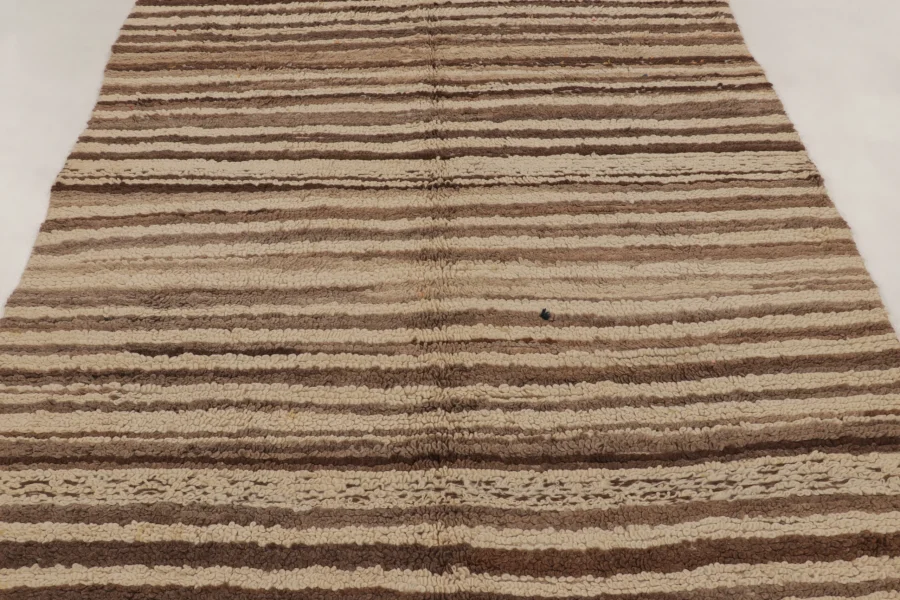 Vintage Moroccan Striped Rug