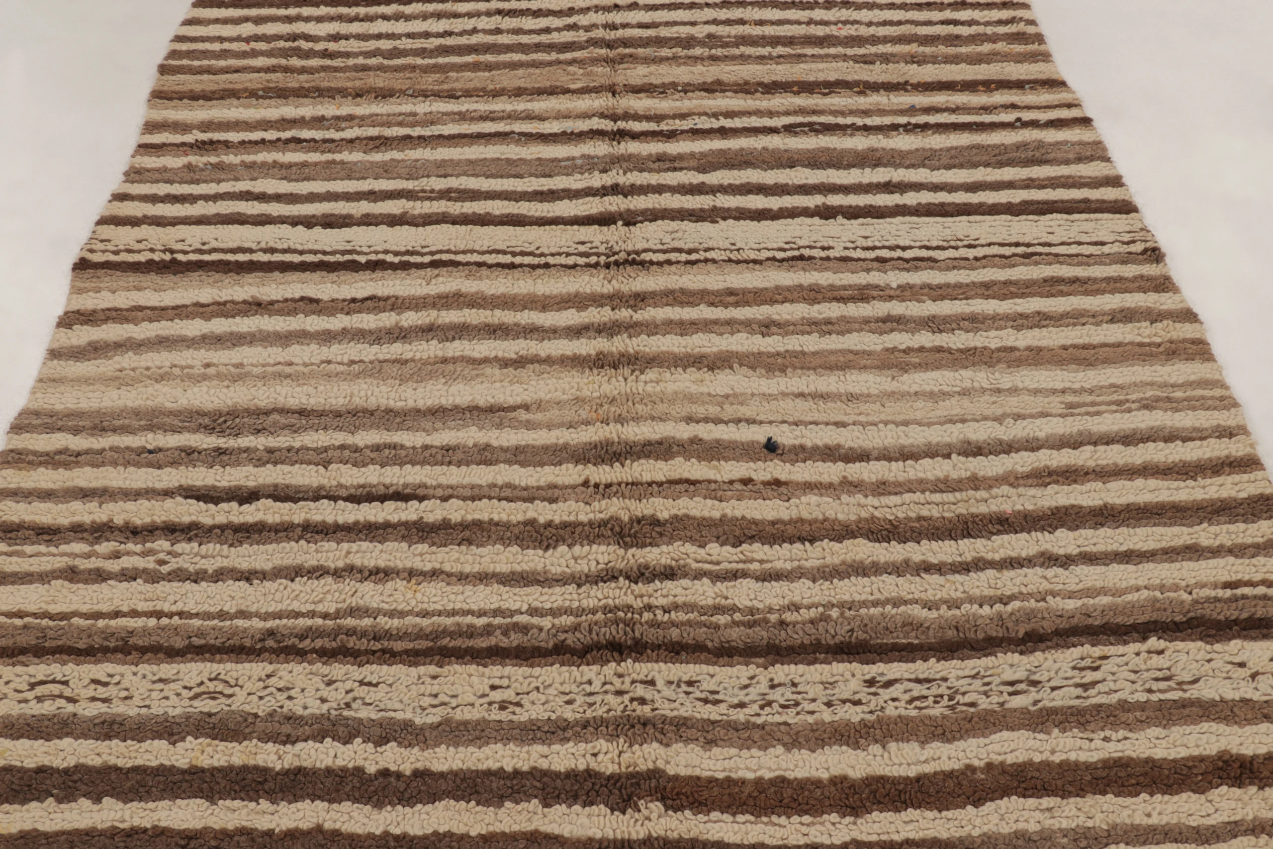 Vintage Moroccan Striped Rug