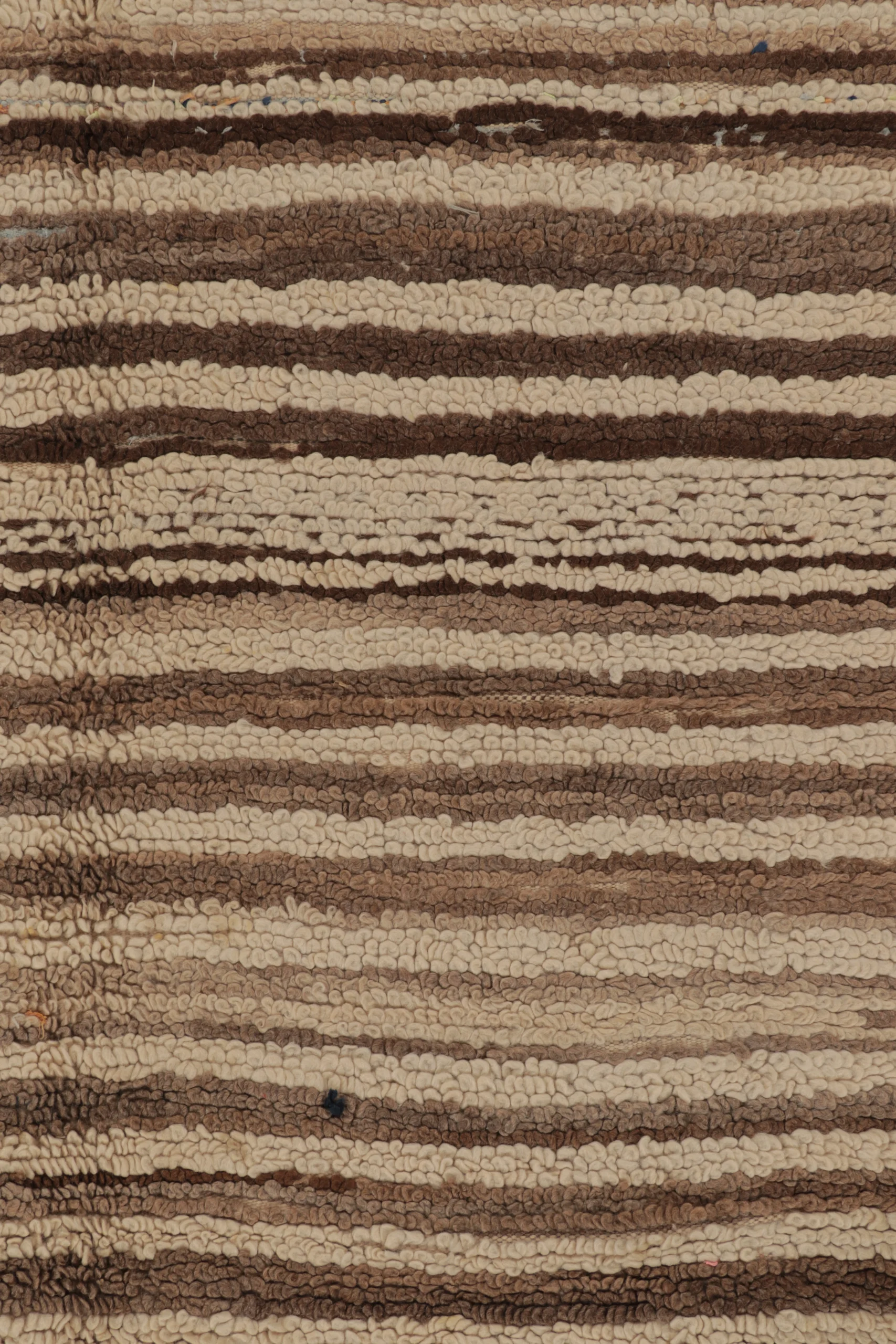 Vintage Moroccan Striped Rug