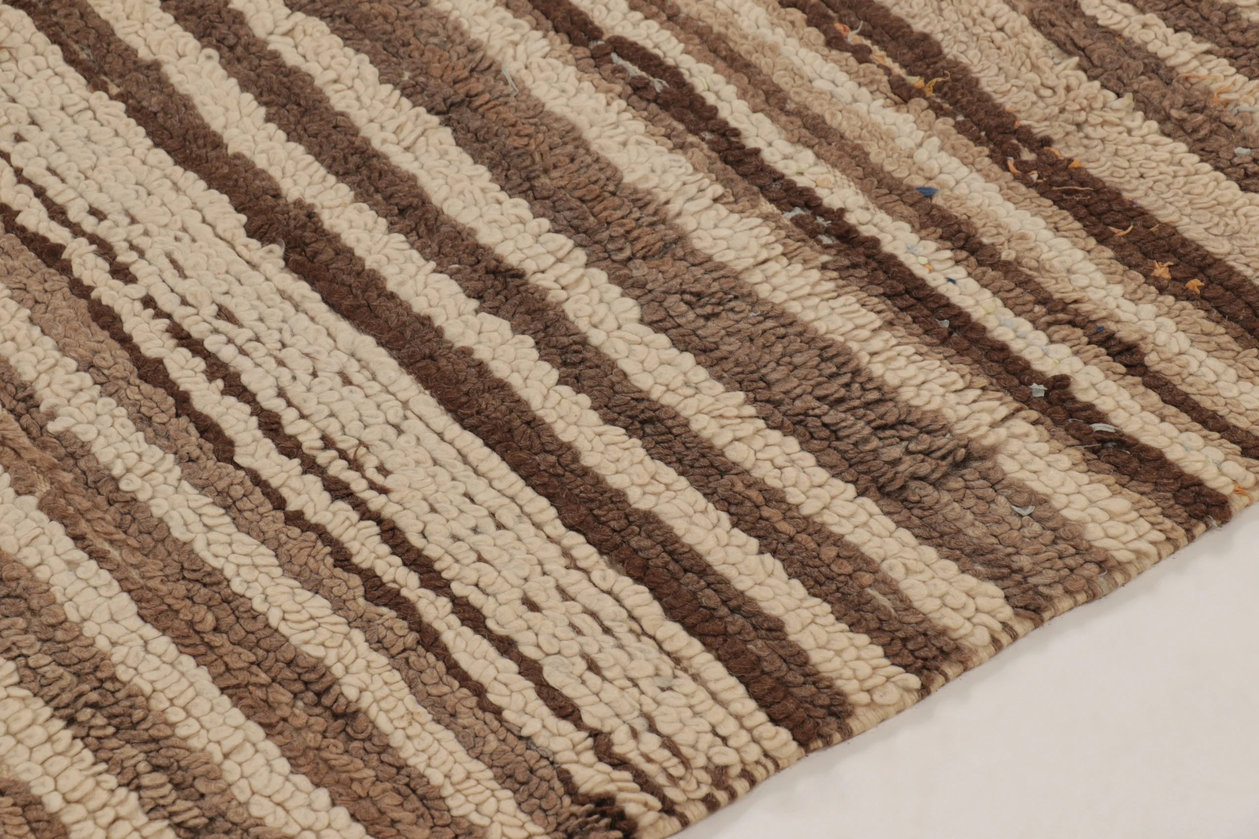 Vintage Moroccan Striped Rug