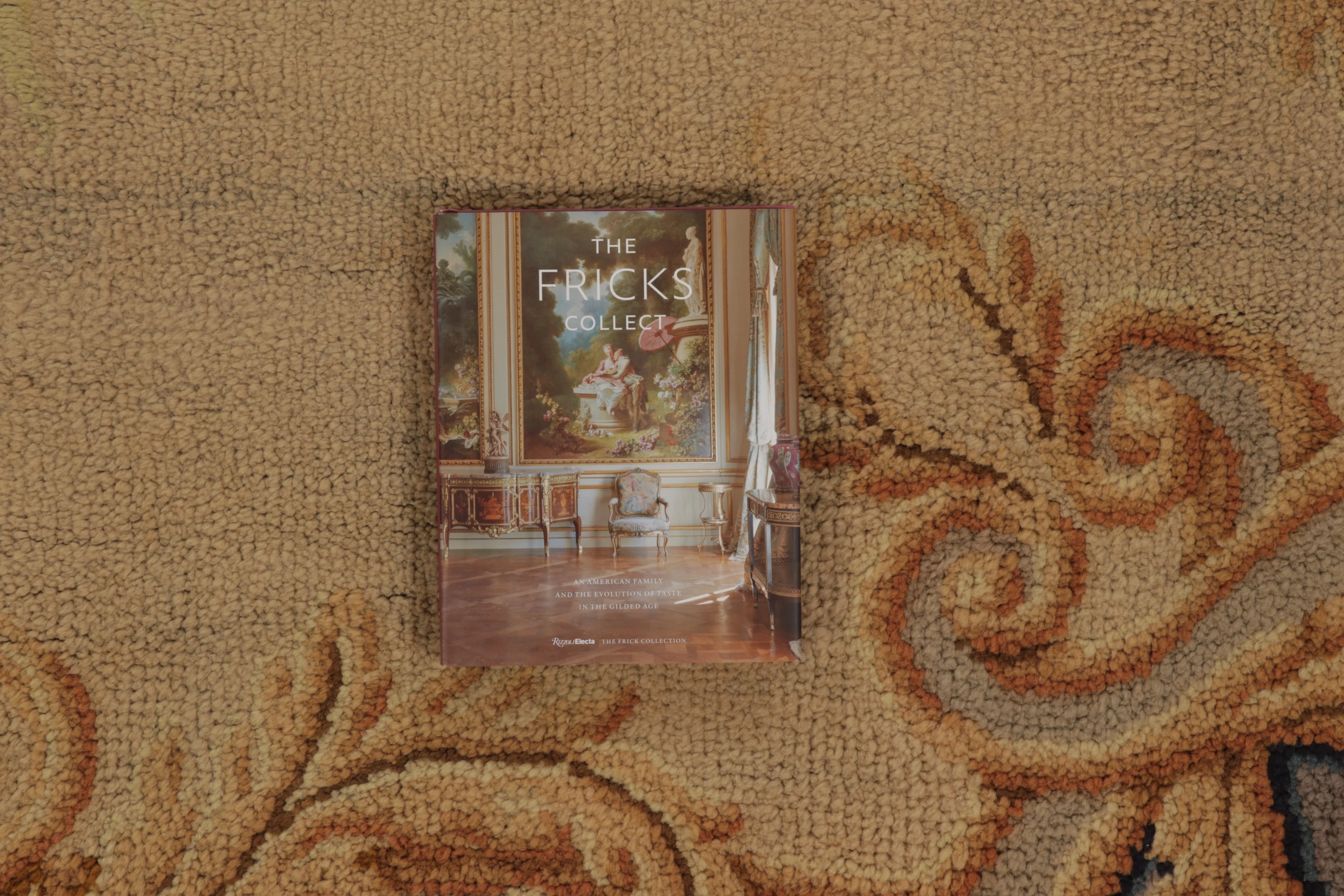 Oversized Antique Savonnerie Floral Medallion Rug