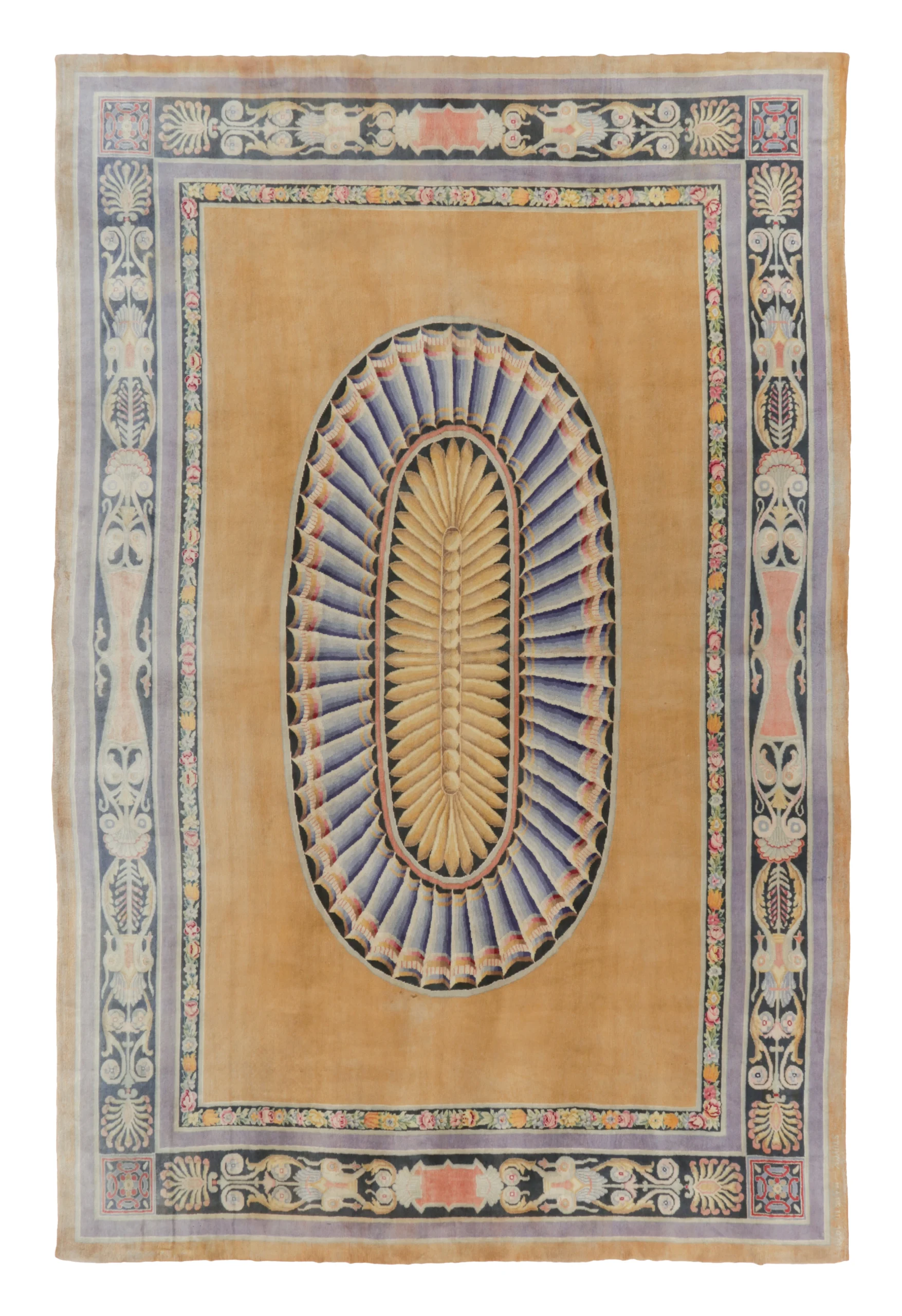 Oversized Antique French Savonnerie Rug