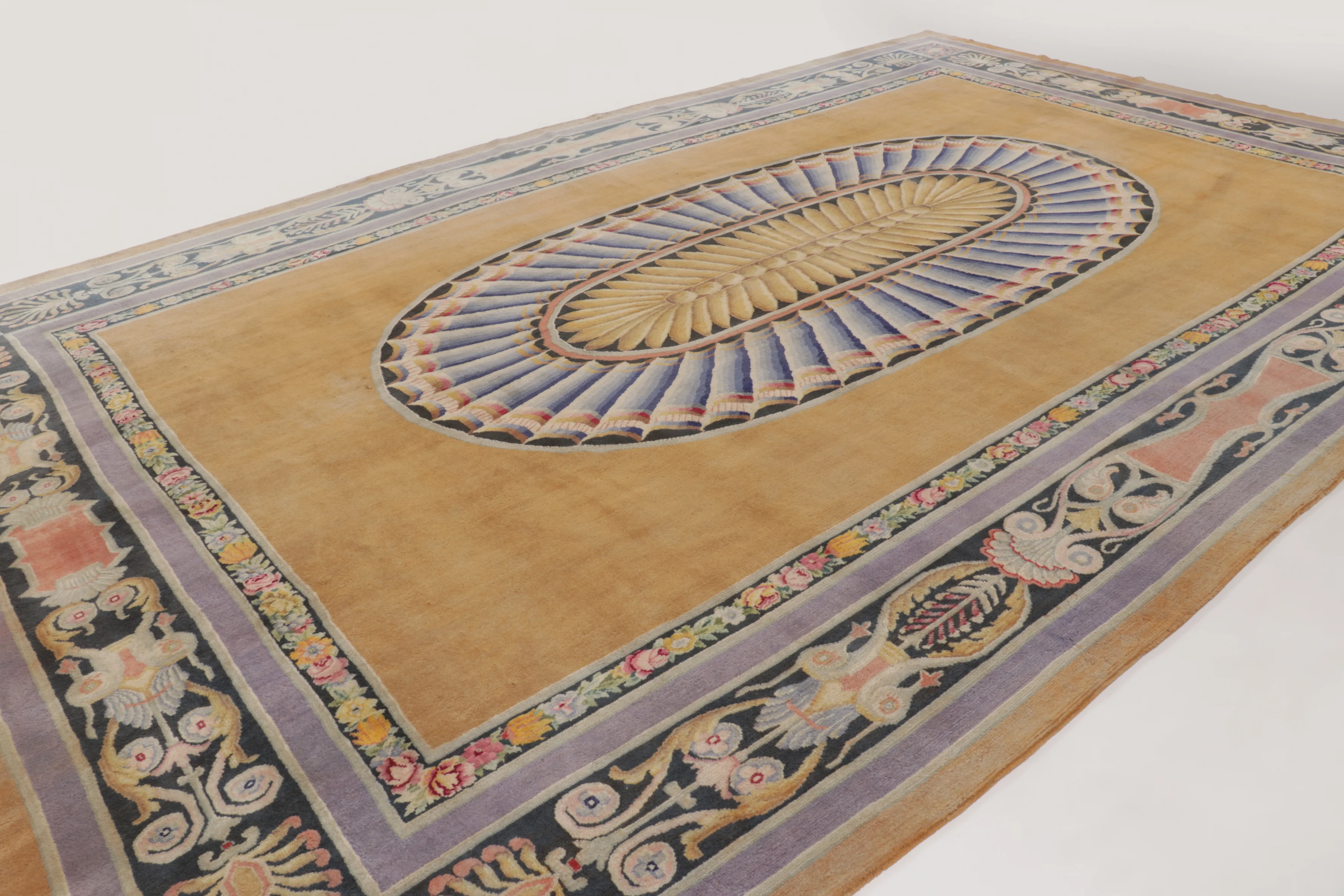 Oversized Antique French Savonnerie Rug