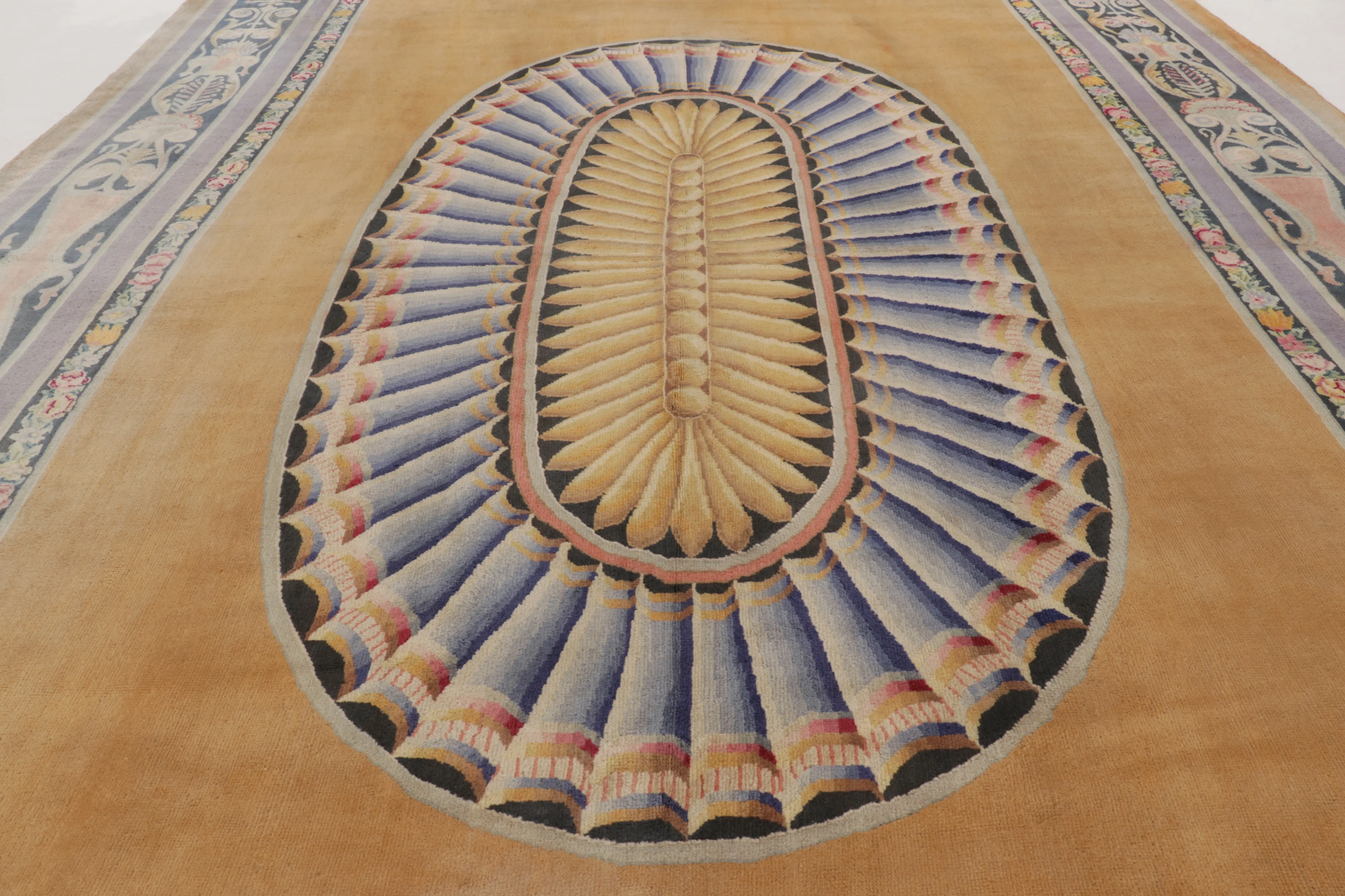 Oversized Antique French Savonnerie Rug