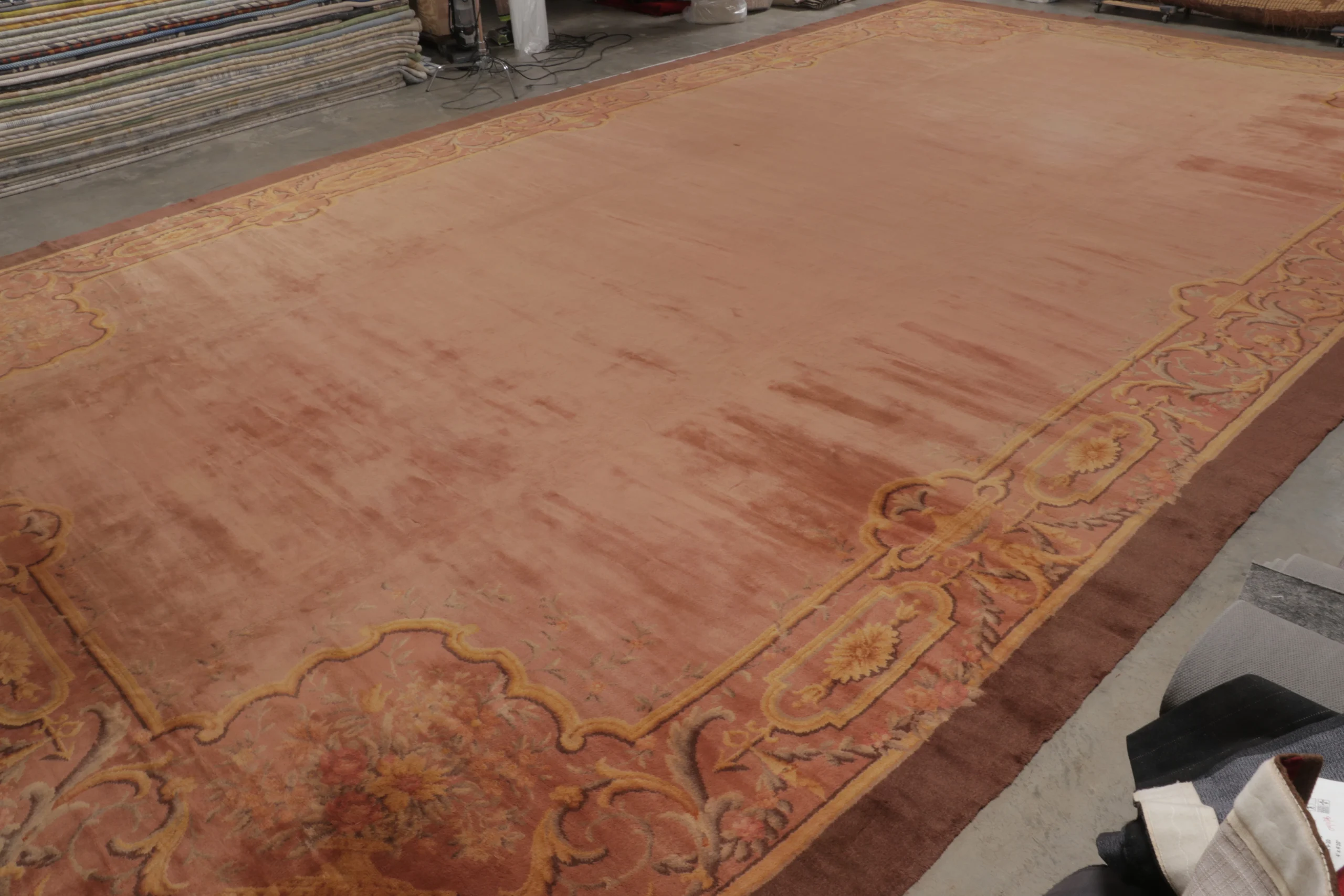 Oversized Antique French Savonnerie Rug