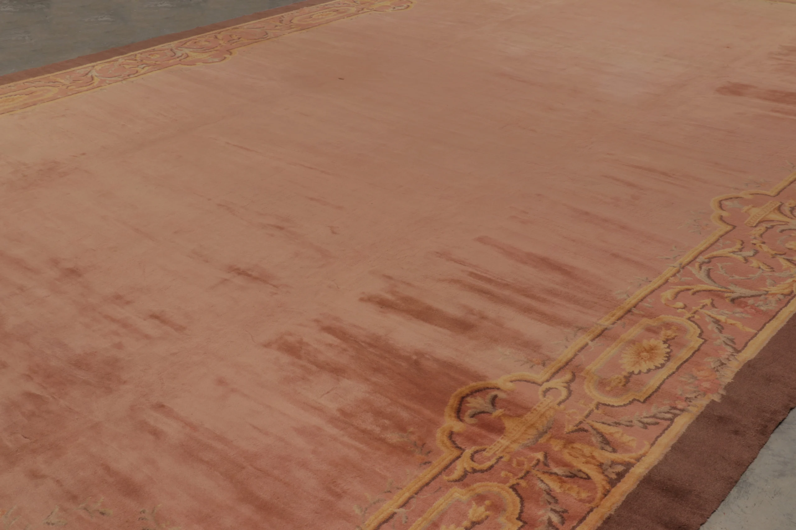 Oversized Antique French Savonnerie Rug