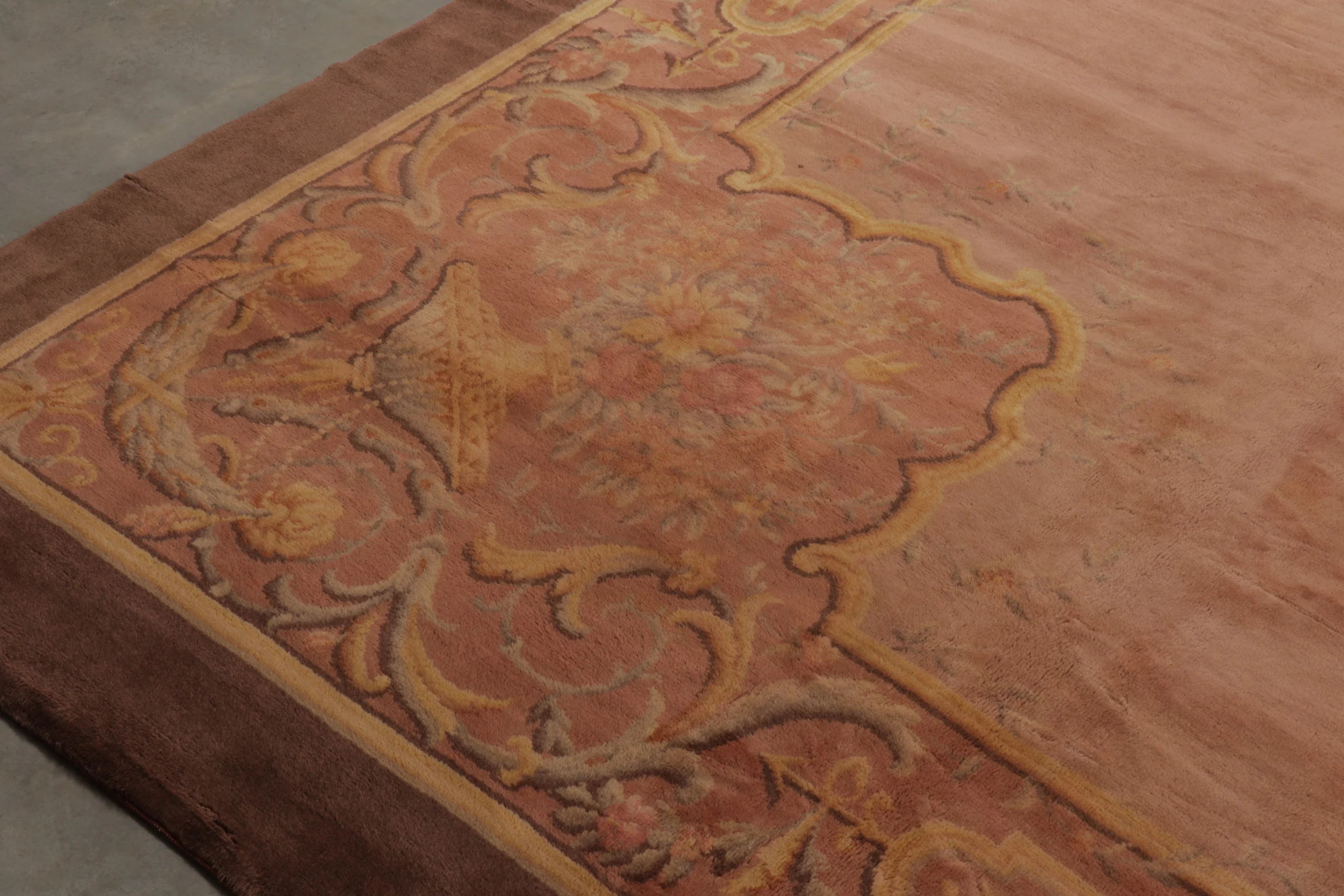 Oversized Antique French Savonnerie Rug