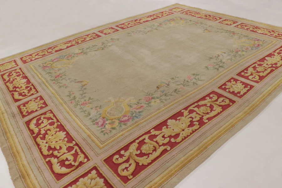 Oversized Antique French Savonnerie Rug
