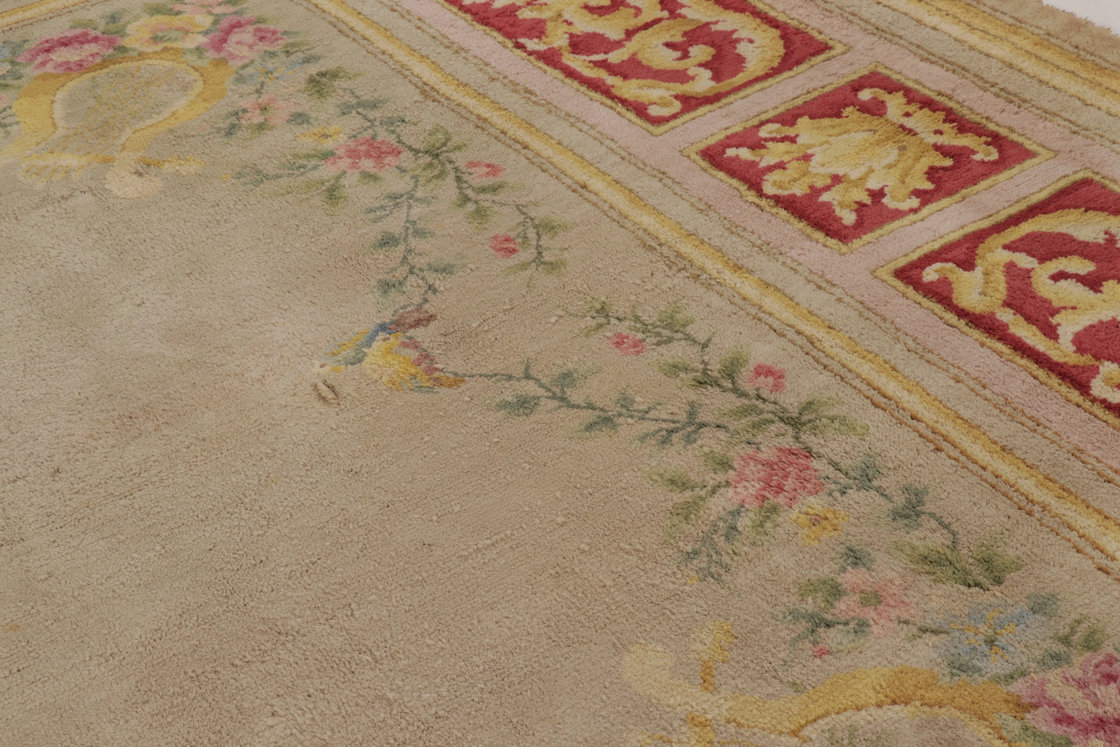 Oversized Antique French Savonnerie Rug