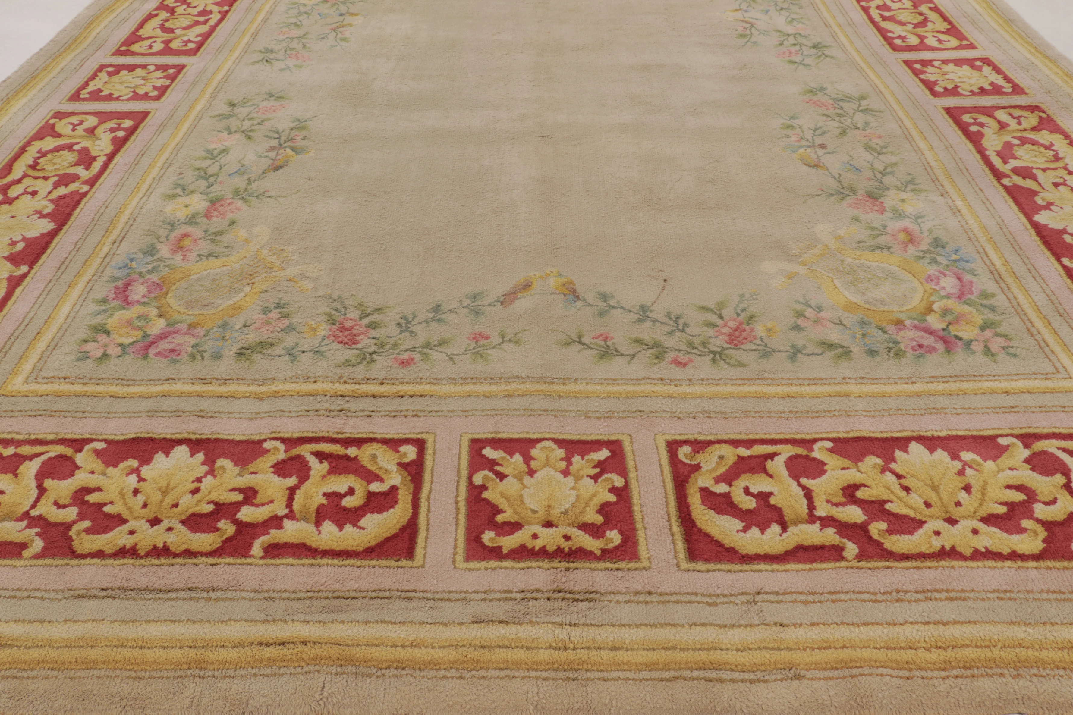 Oversized Antique French Savonnerie Rug