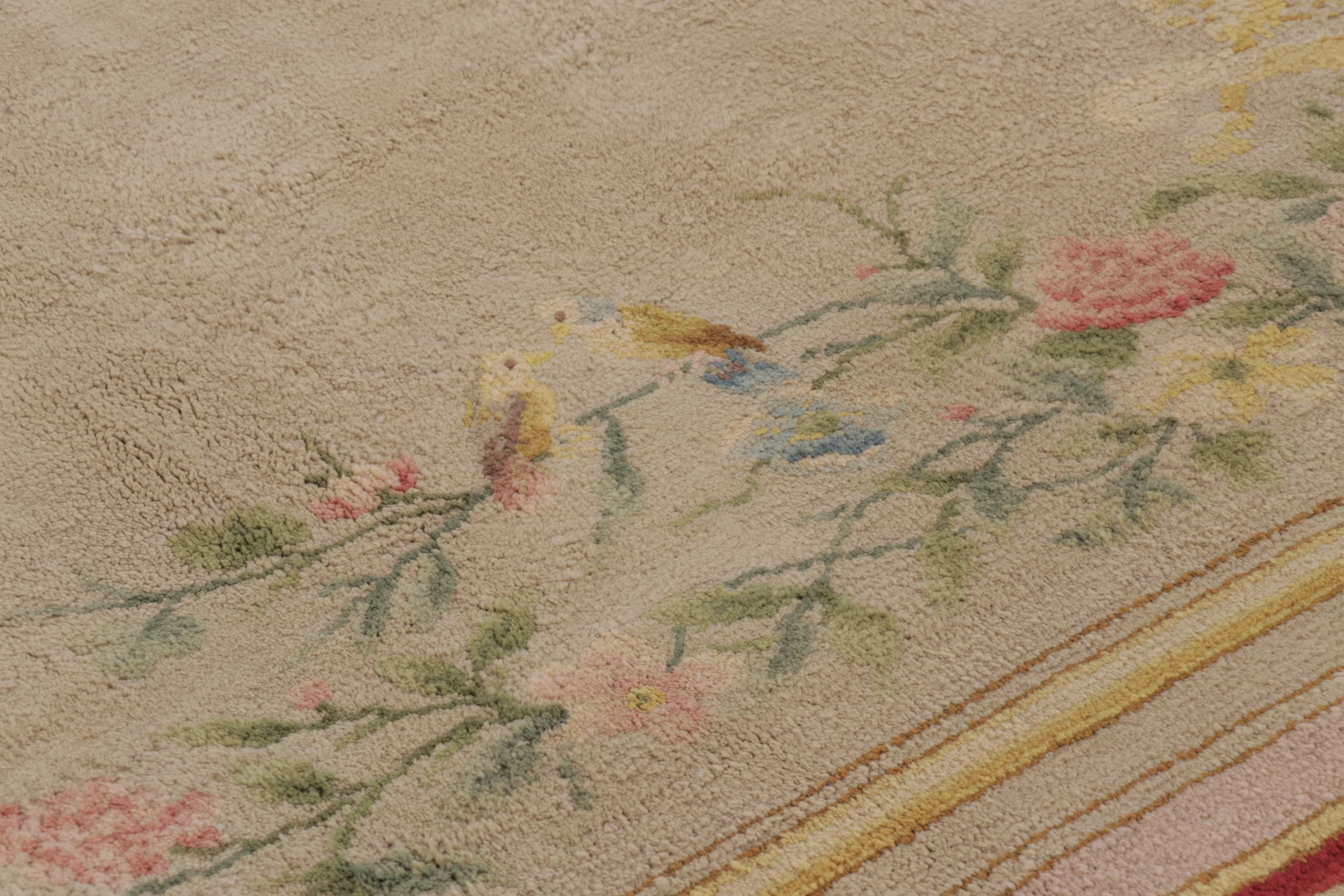 Oversized Antique French Savonnerie Rug
