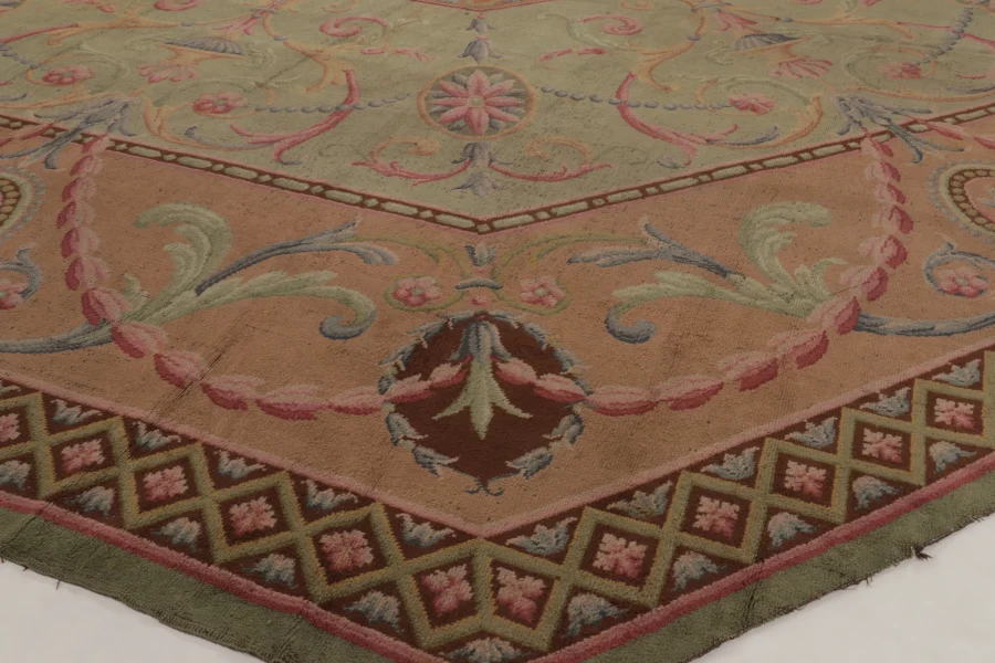 Oversized Antique French Savonnerie Rug
