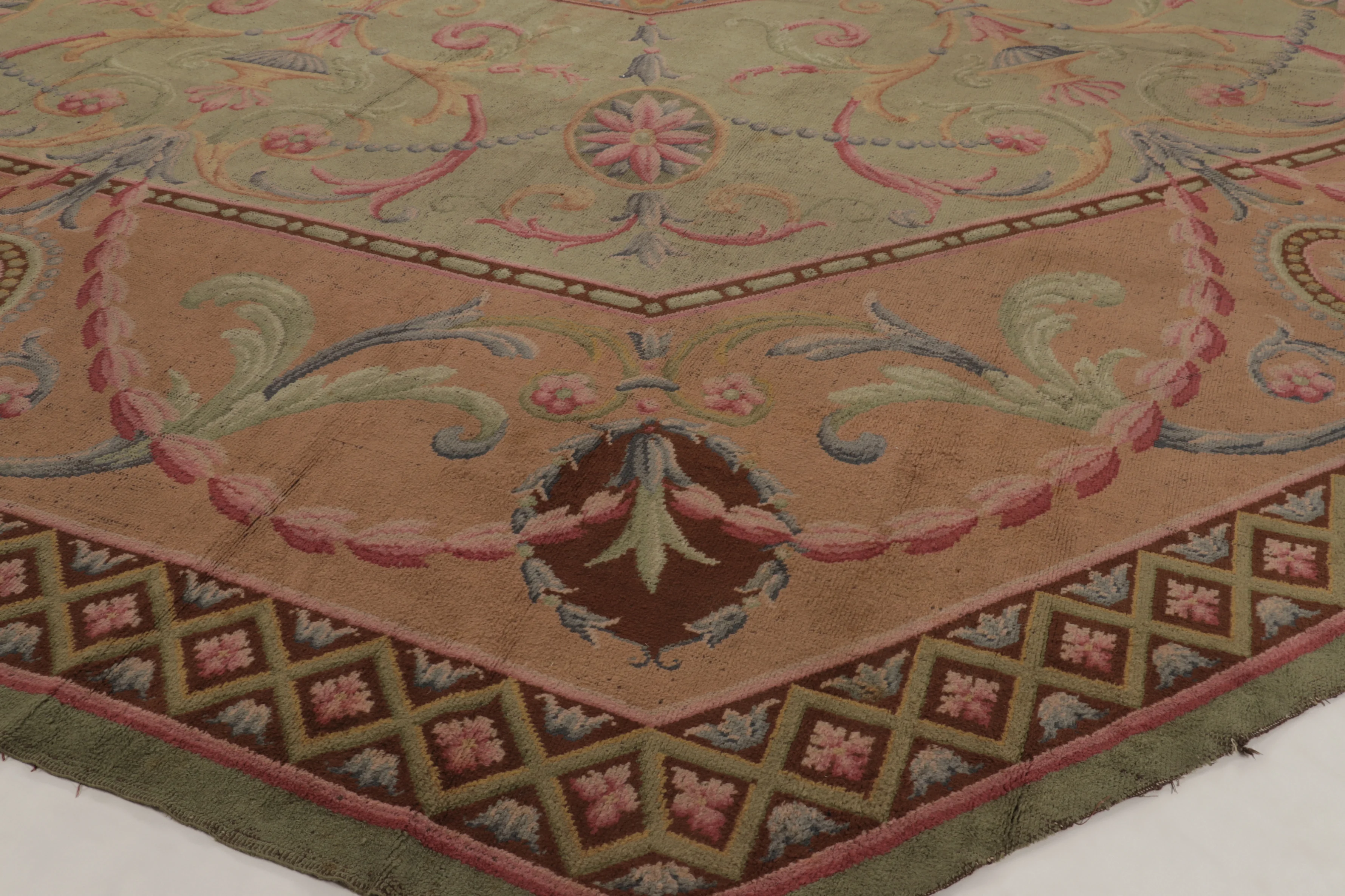 Oversized Antique French Savonnerie Rug