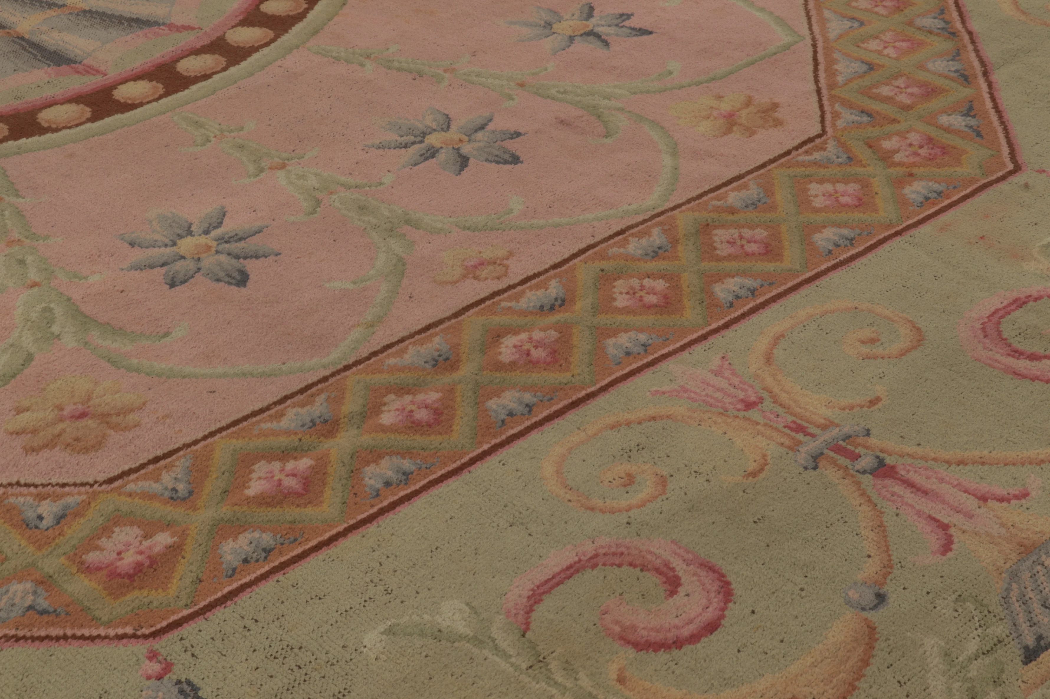 Oversized Antique French Savonnerie Rug