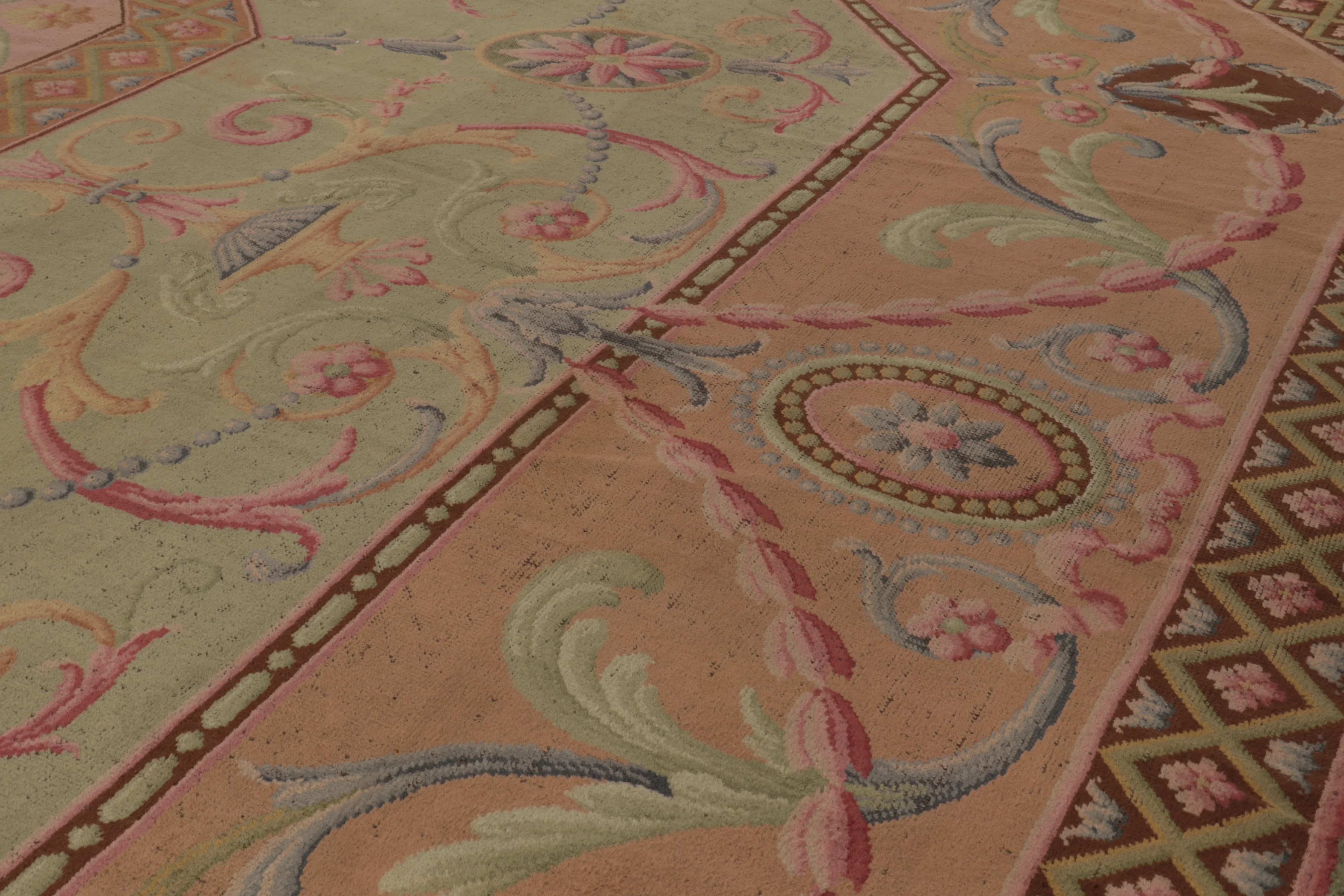 Oversized Antique French Savonnerie Rug