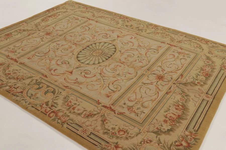 Antique French Aubusson Rug
