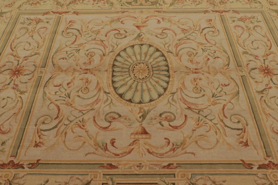 Antique French Aubusson Rug