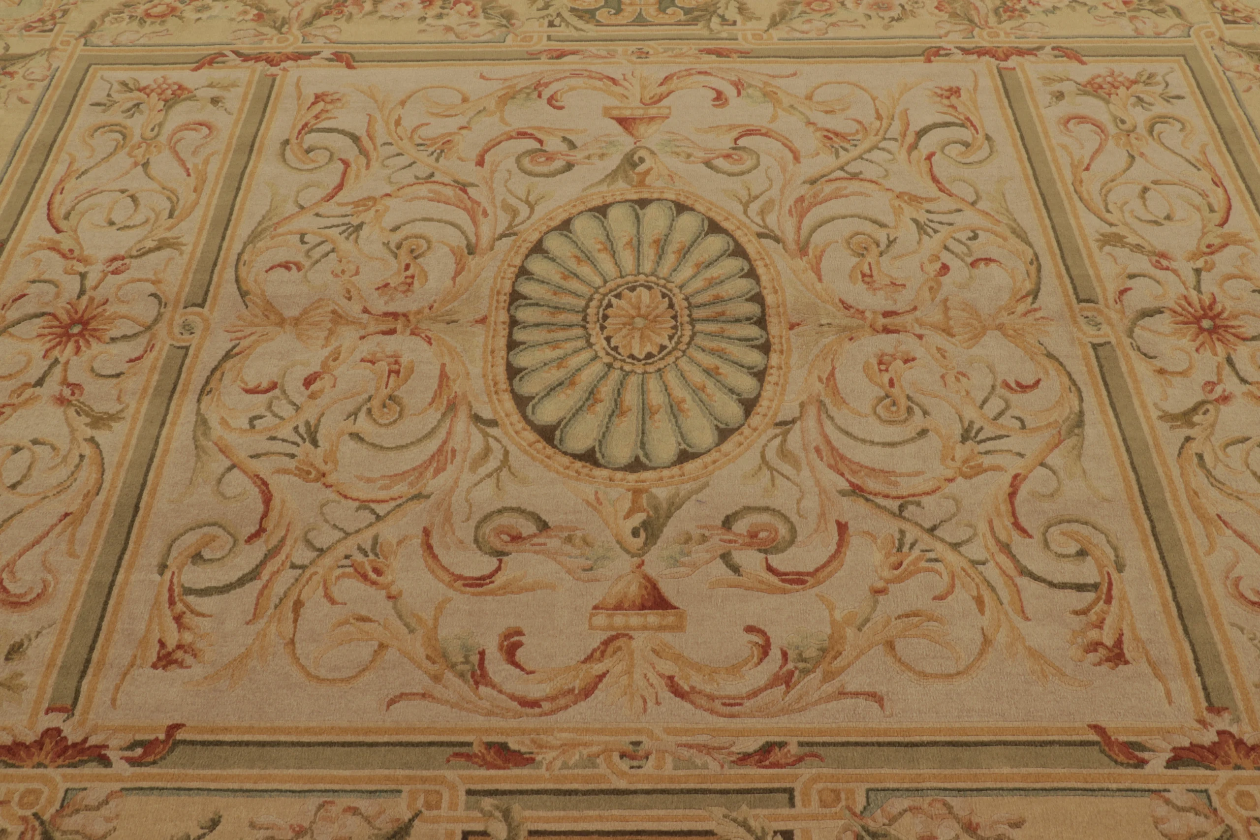 Antique French Aubusson Rug