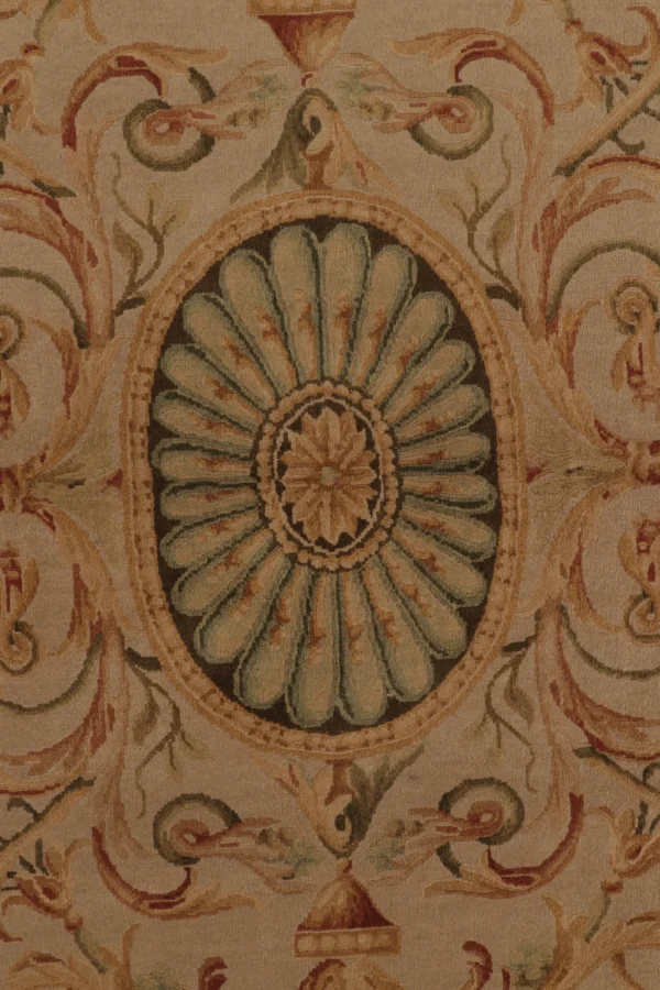 Antique French Aubusson Rug