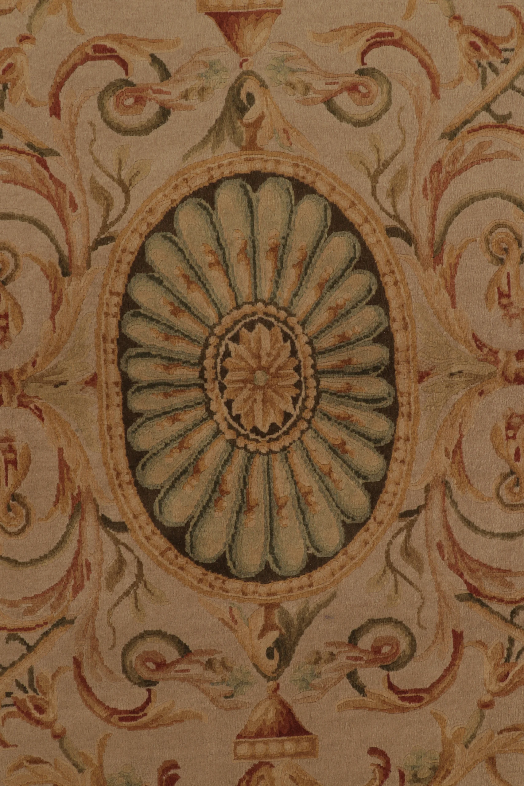 Antique French Aubusson Rug