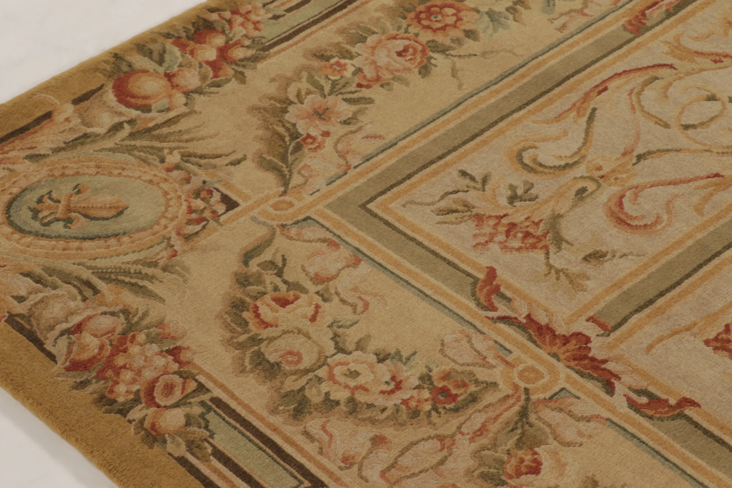 Antique French Aubusson Rug
